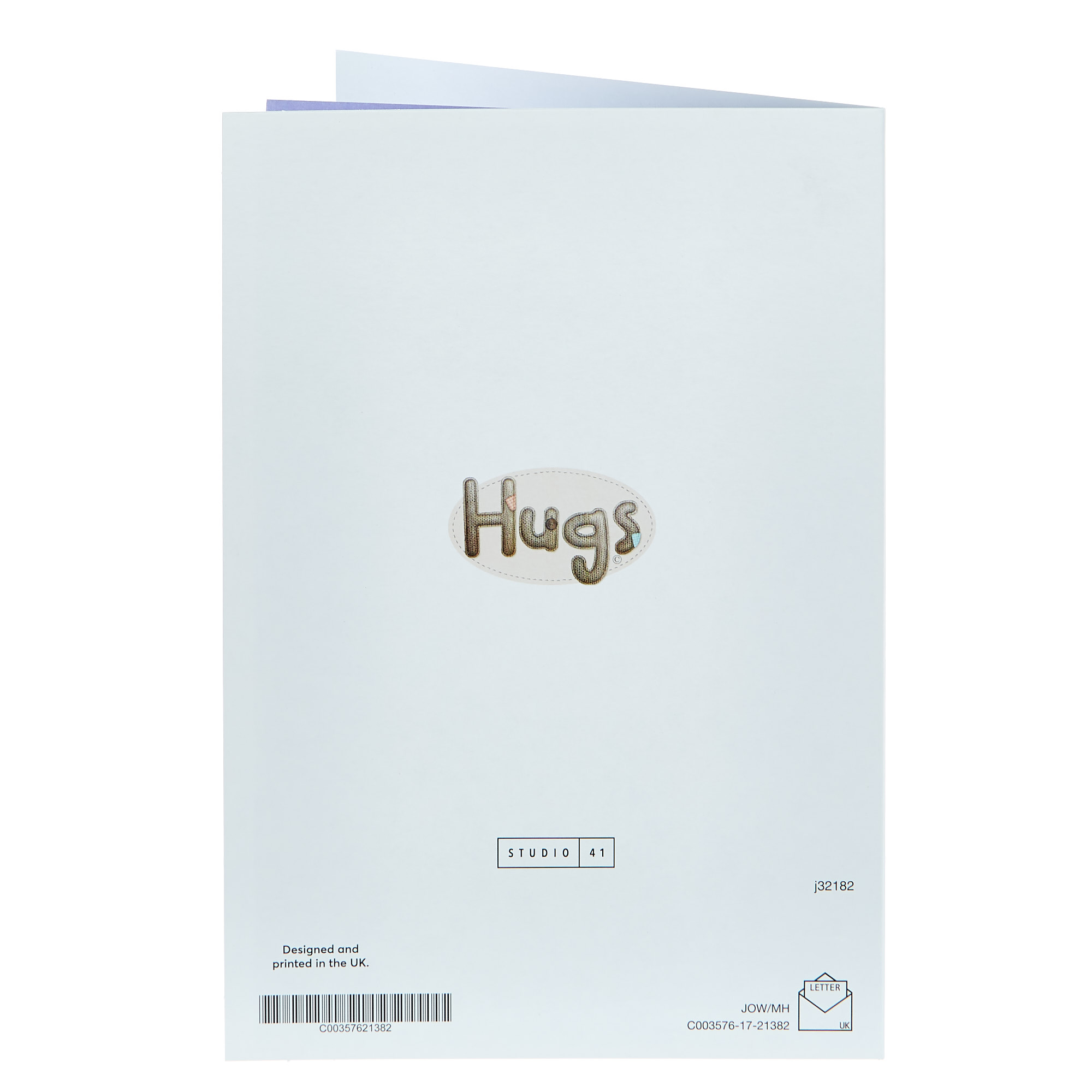 Hugs Bear Christmas Card - For All of You Lots of Fun