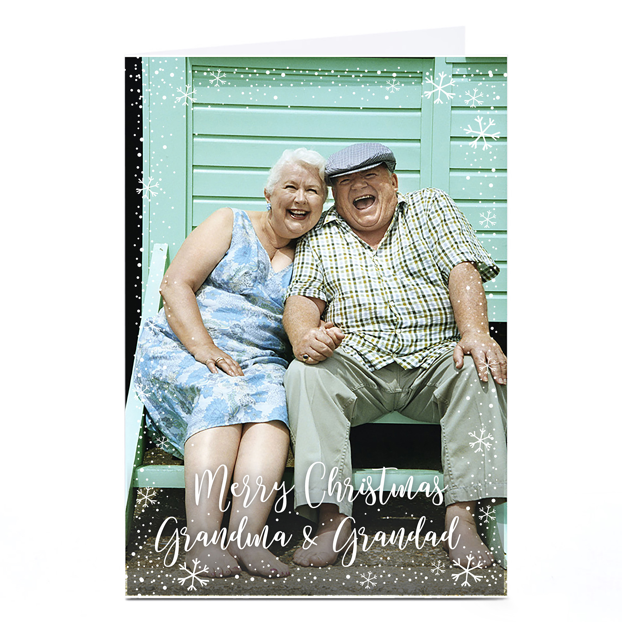 Photo Christmas Card - Grandma and Grandad