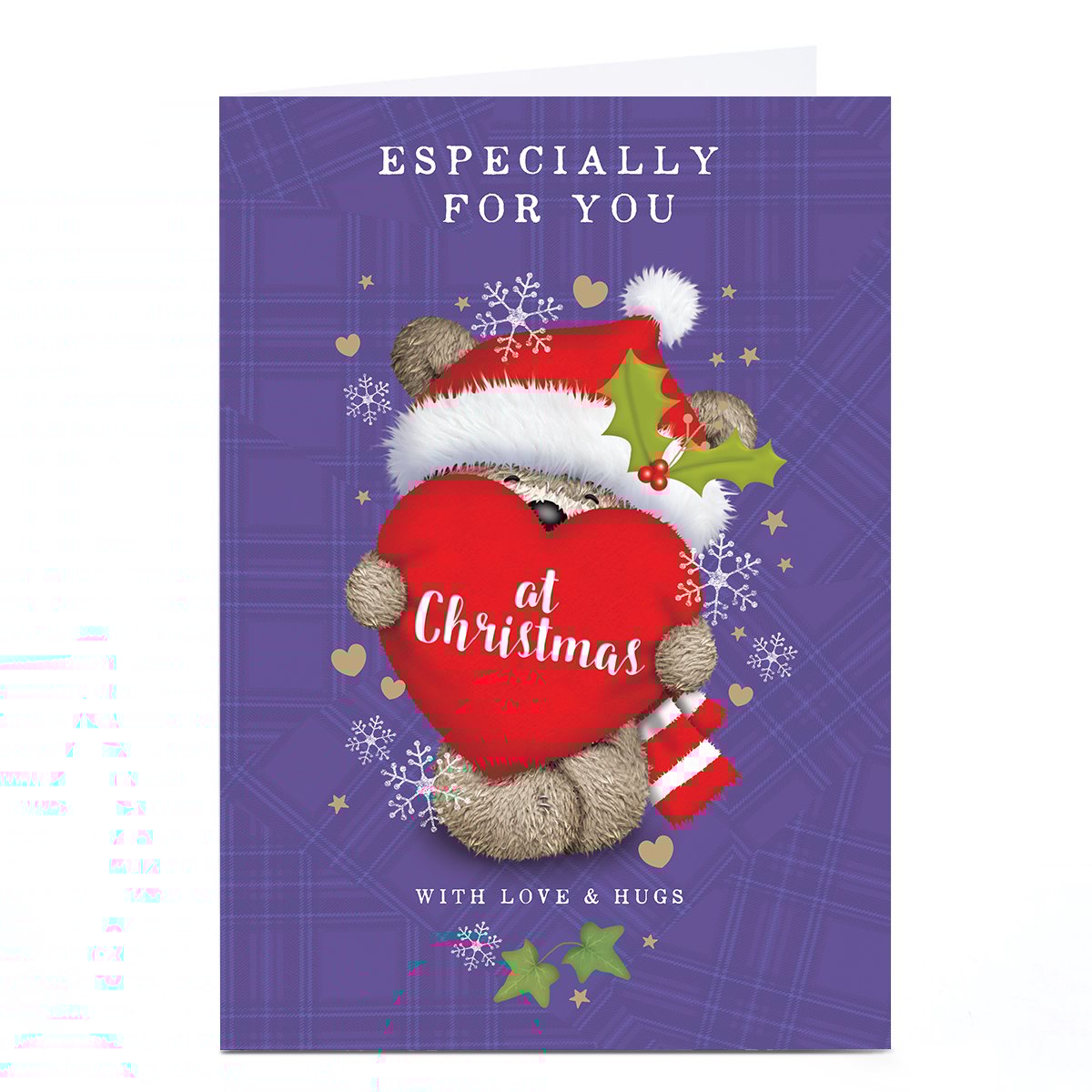 Personalised Christmas Card - HUGS - Especially For You