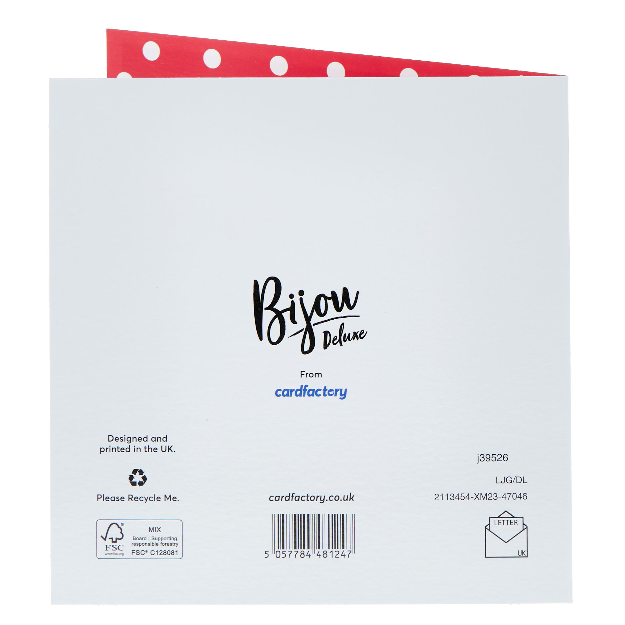 Polka Dot Cracker Christmas Card