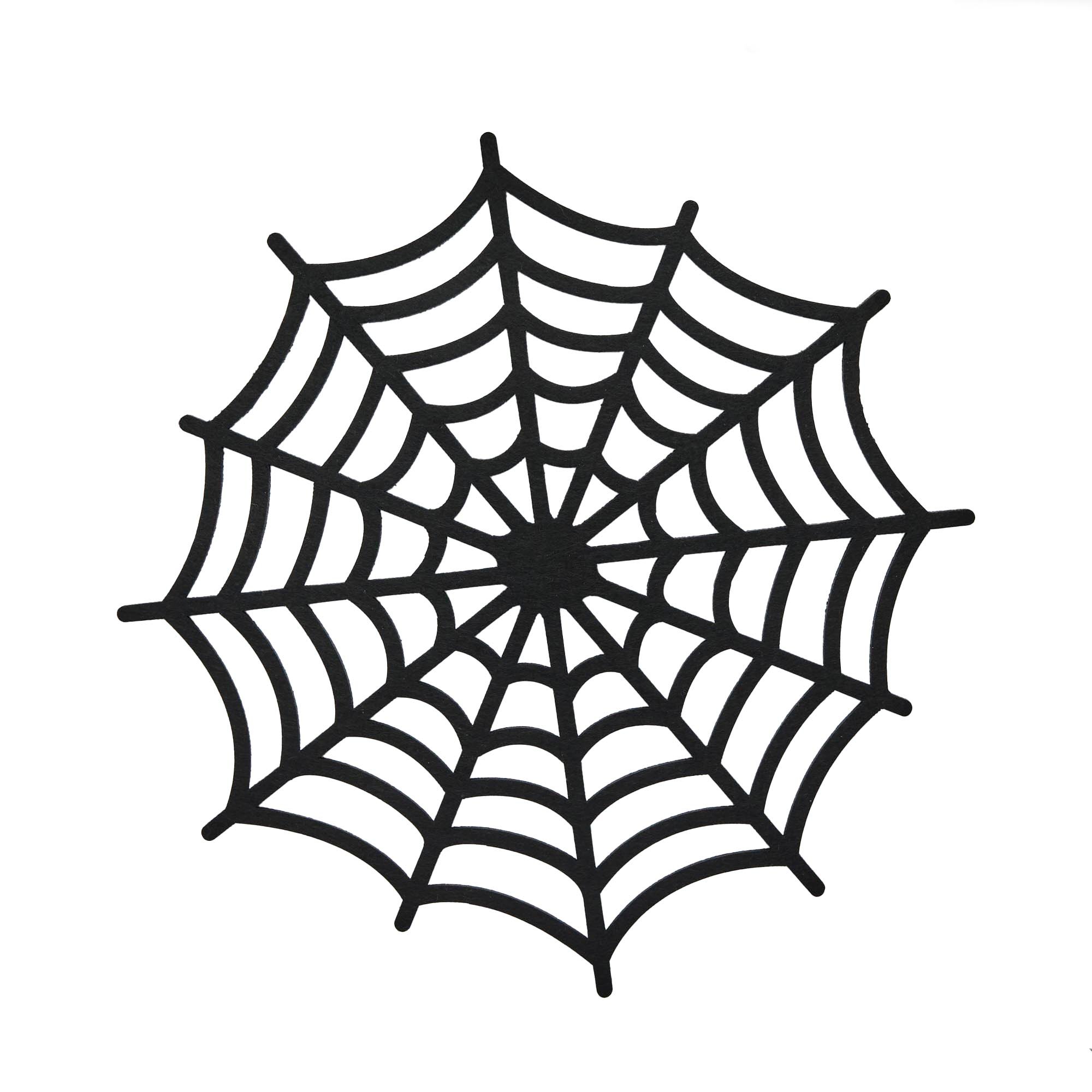 Spider Web Felt Placemats - Pack of 4