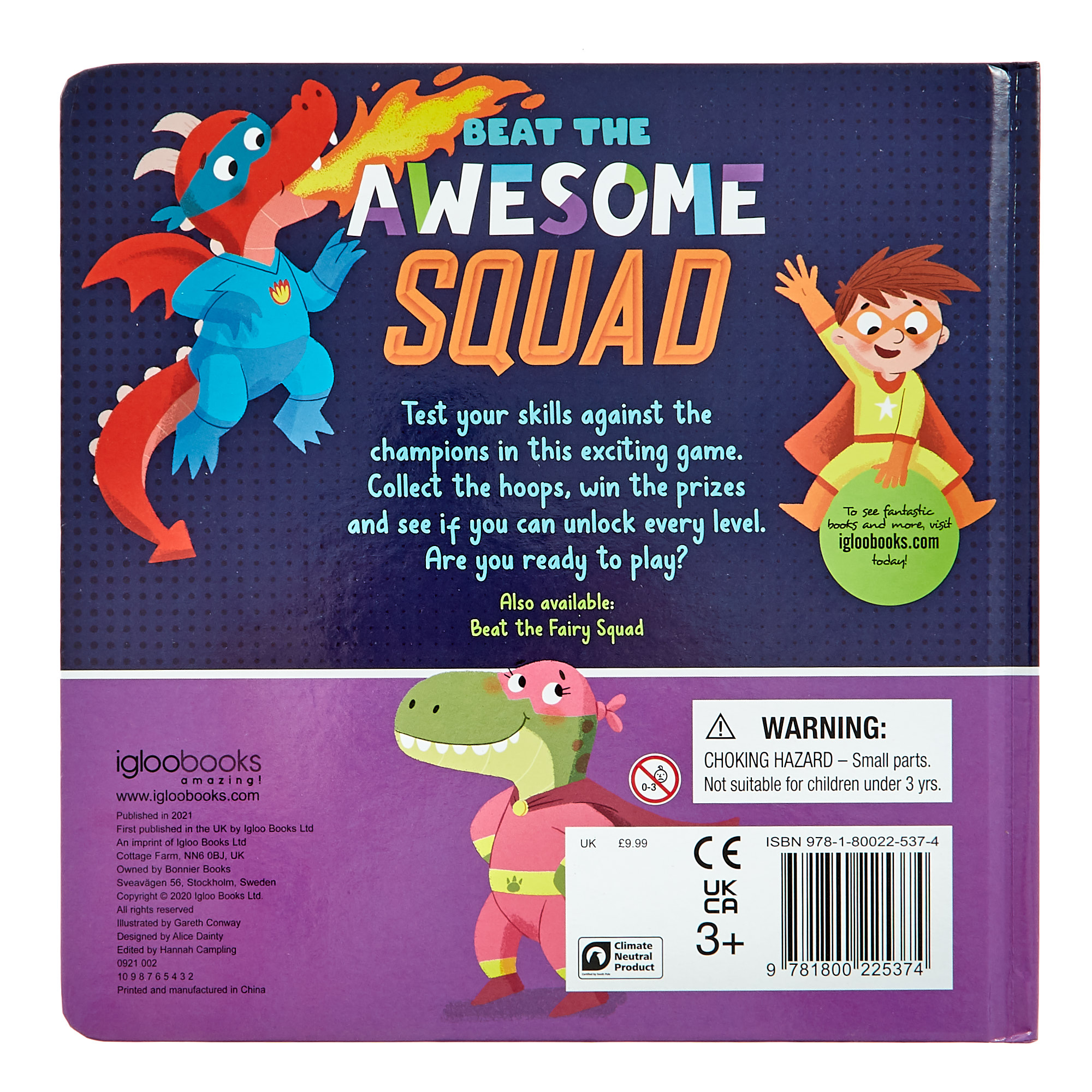 Beat The Awesome Squad Game & Story Book