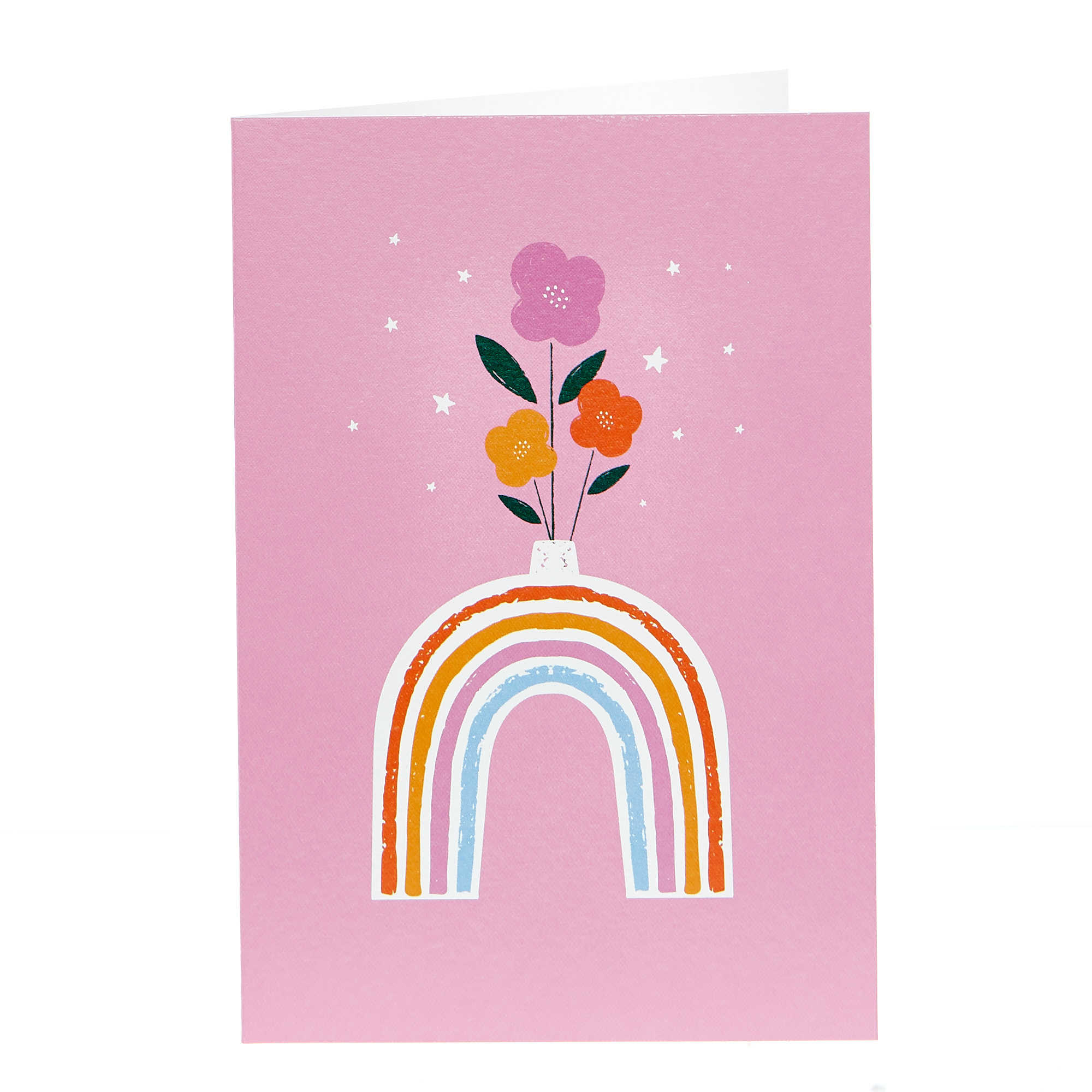 Any Occasion Card - Rainbow & Flowers