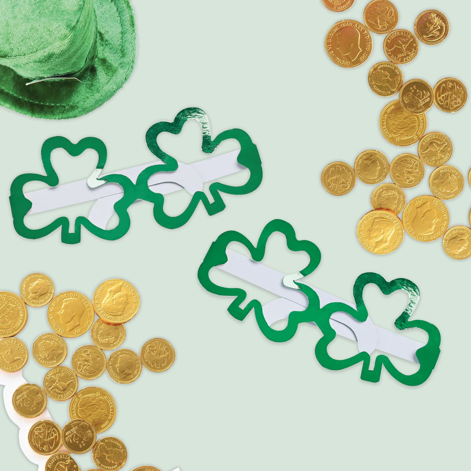 Shamrock Glasses - Pack of 10