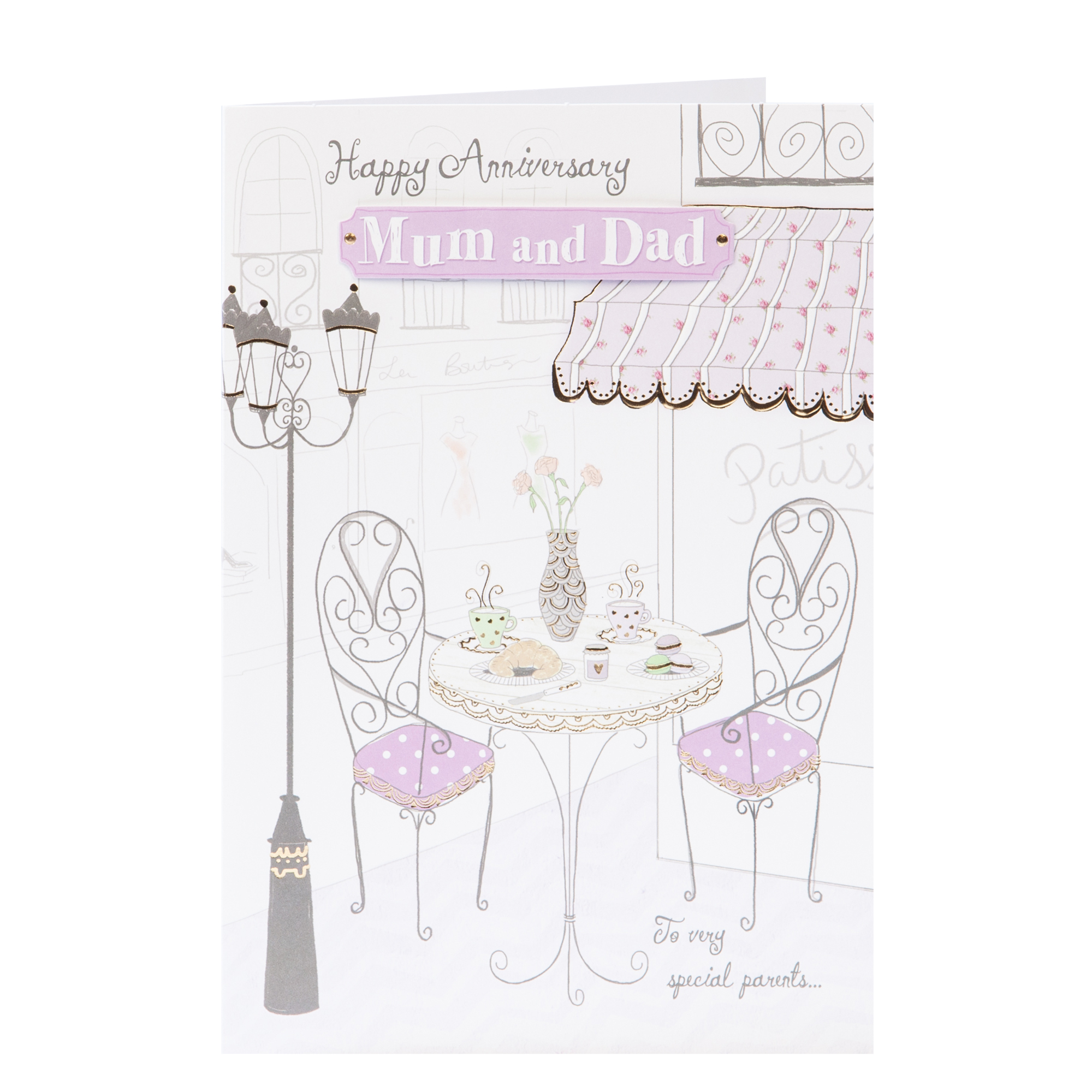 Anniversary Card - Very Special parents