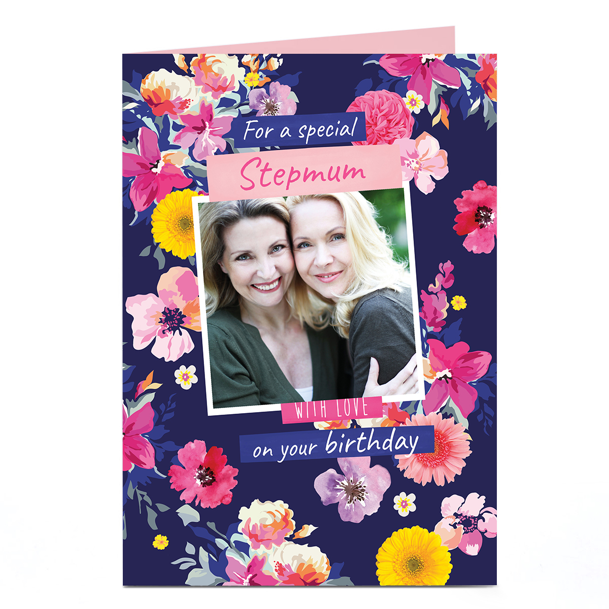 Photo Birthday Photo Card -  For A Special Stepmum