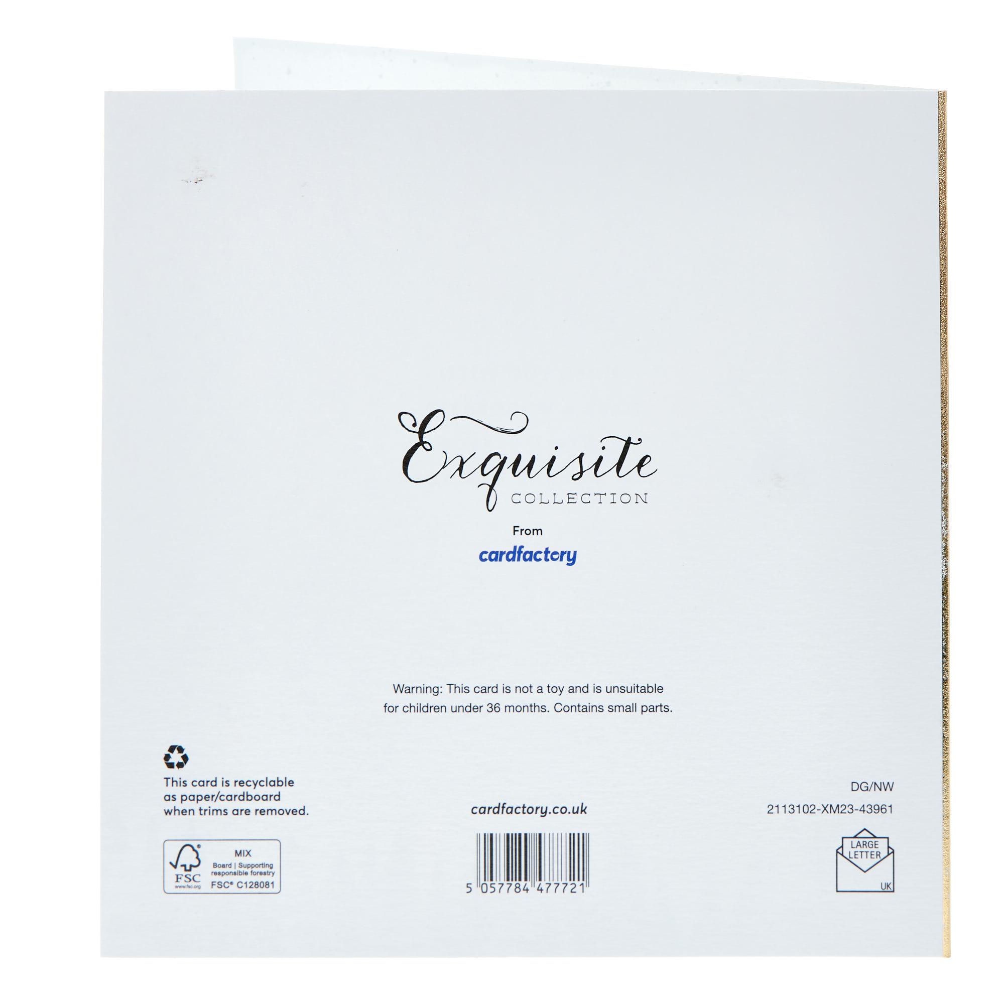 Exquisite Dad & Partner Trees Christmas Card