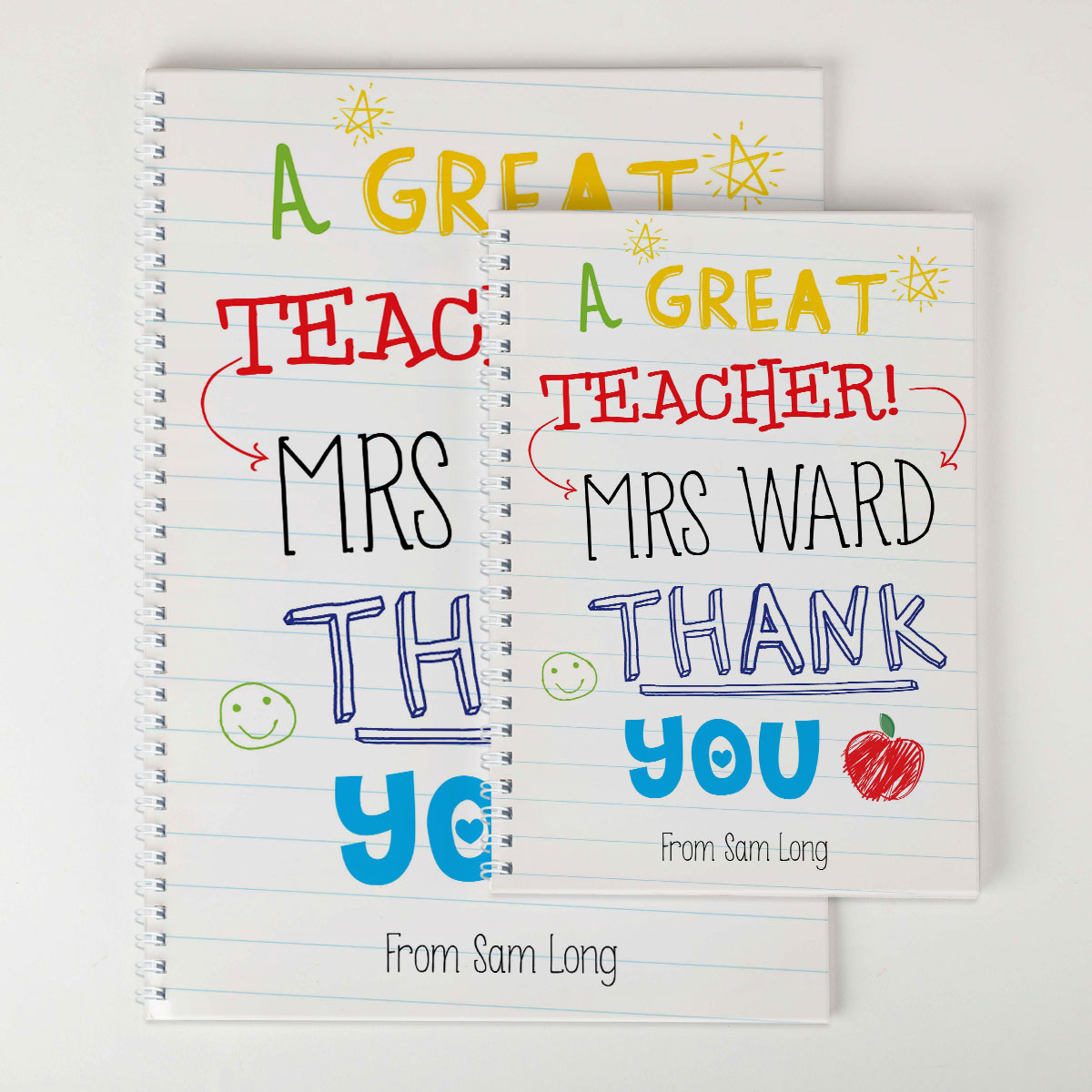 Personalised Great Teacher Notebook