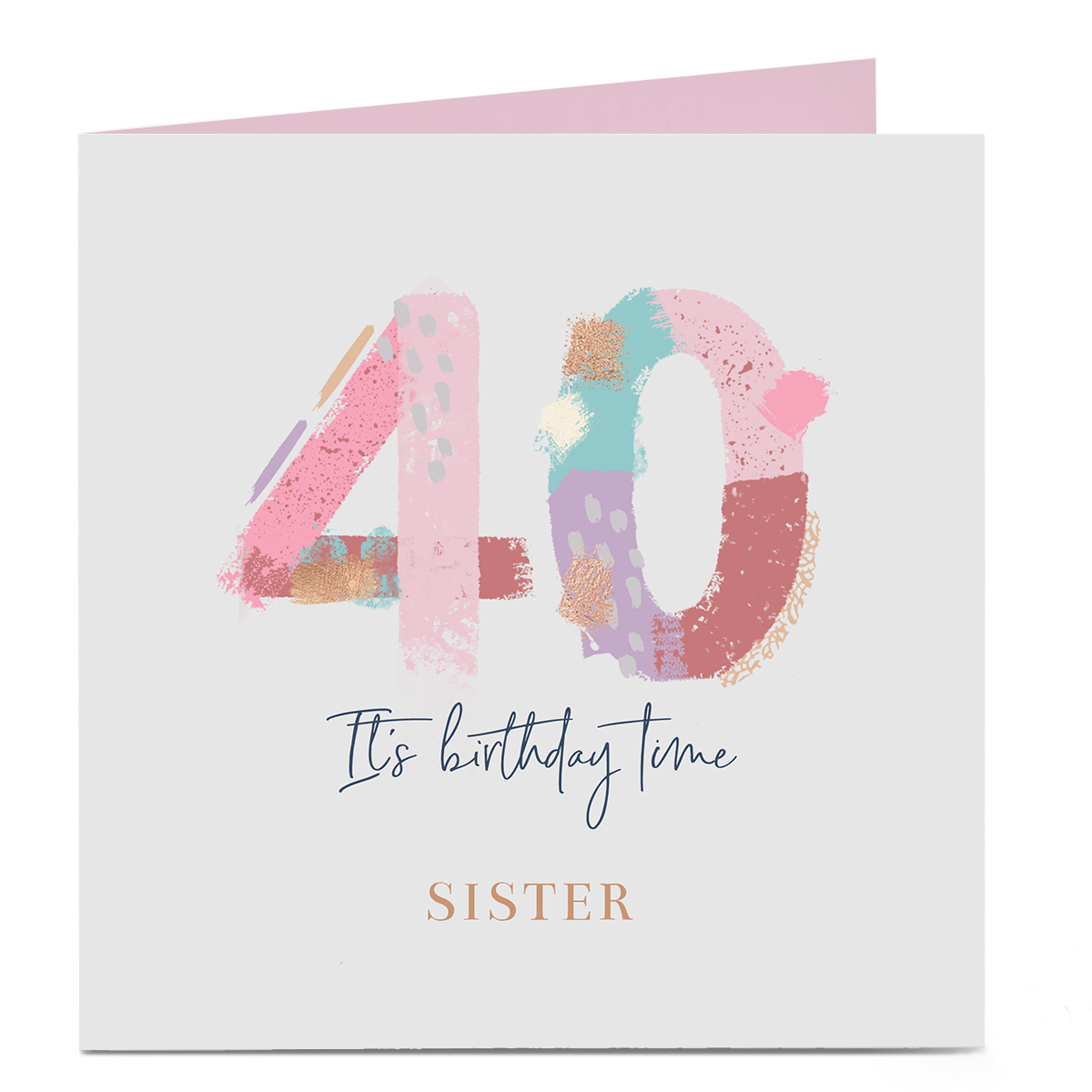 Personalised 30th Birthday Card - It's Birthday Time!