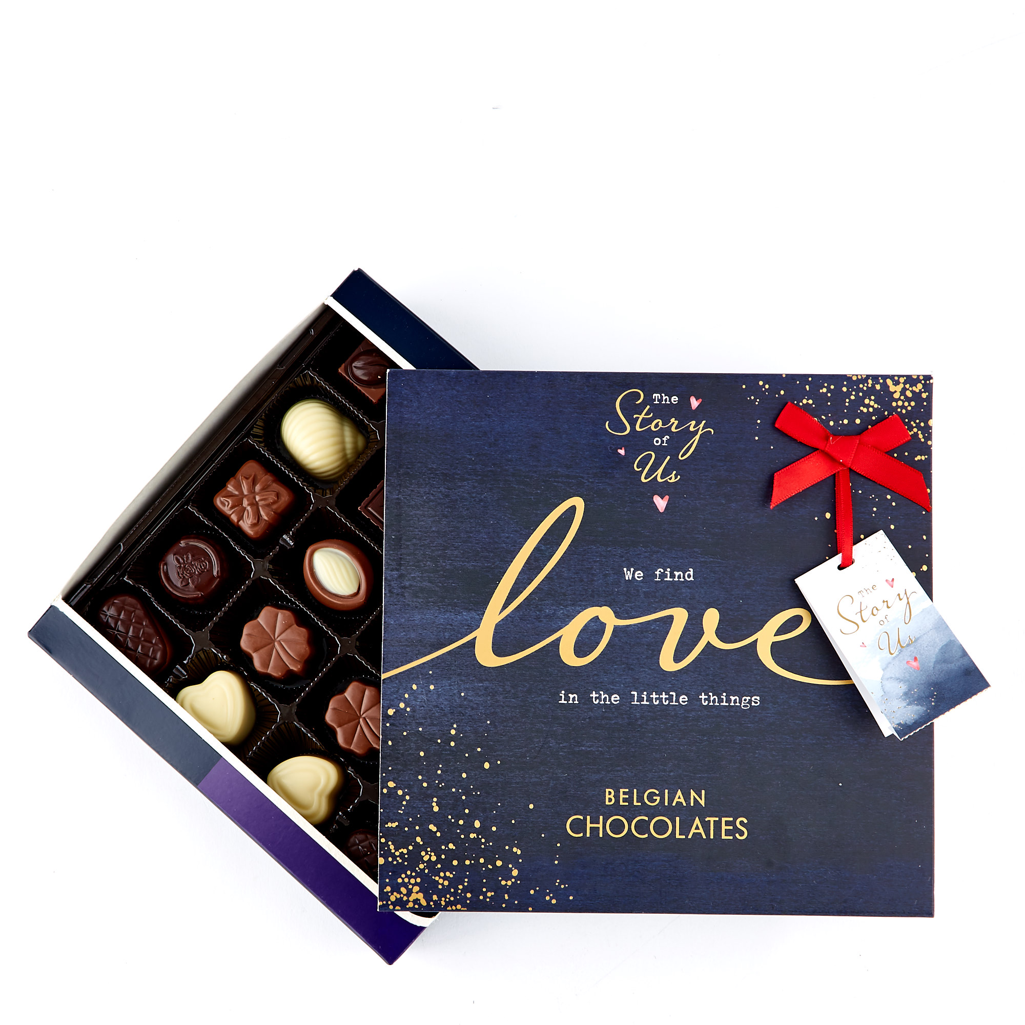 The Story Of Us Valentine's Day Belgian Chocolate Box