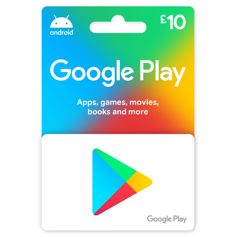 Google Play UK £10 Gift Card