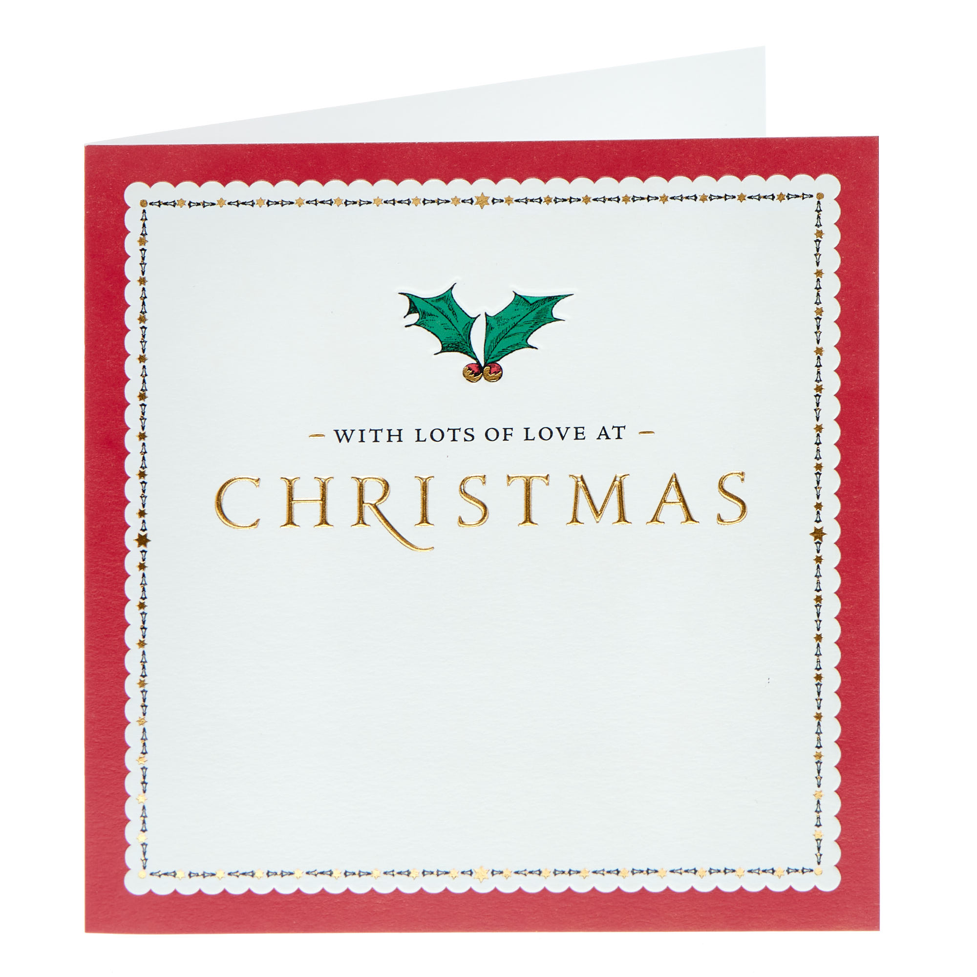 With Lots Of Love This Christmas Card