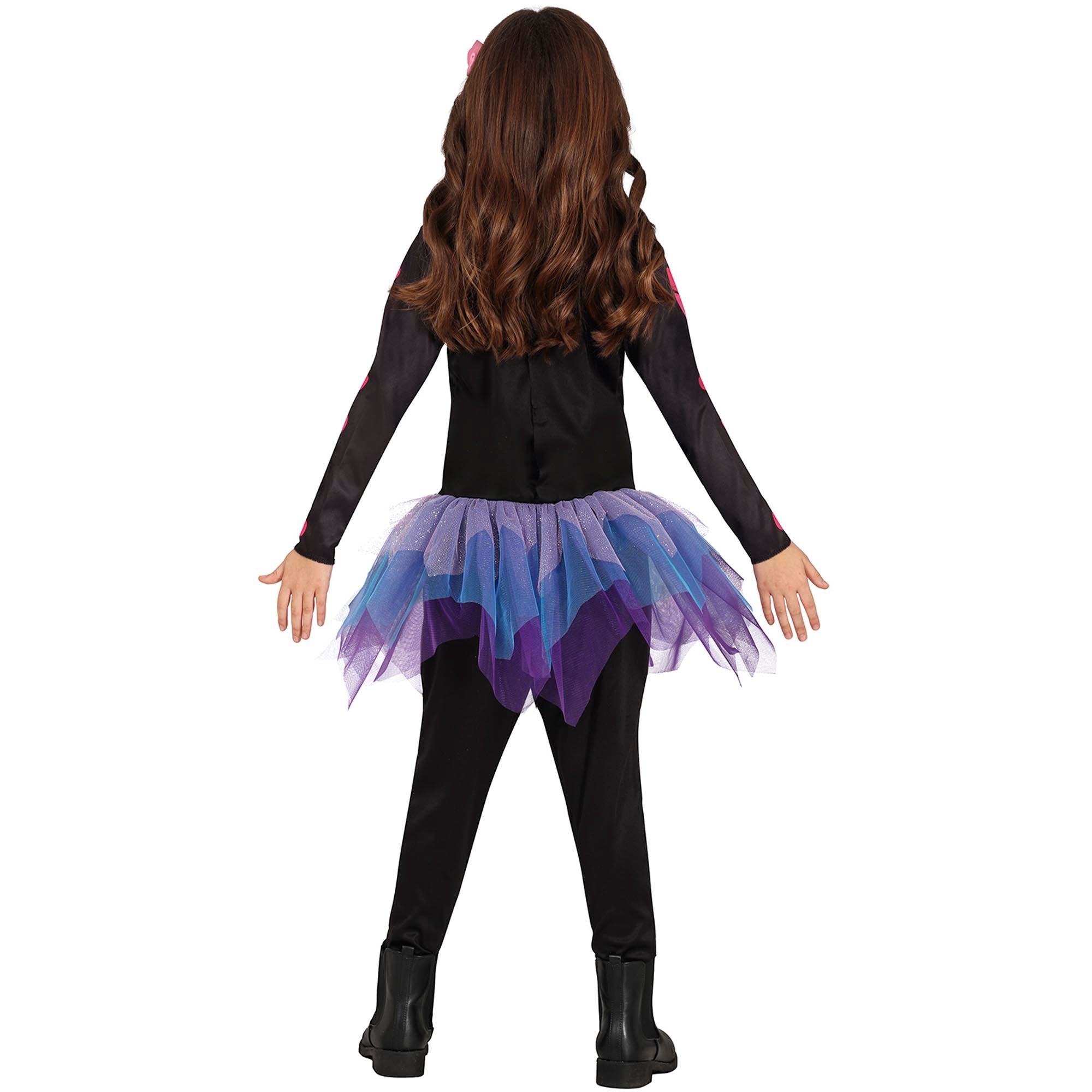 Pink Skeleton Children's Fancy Dress Costume 