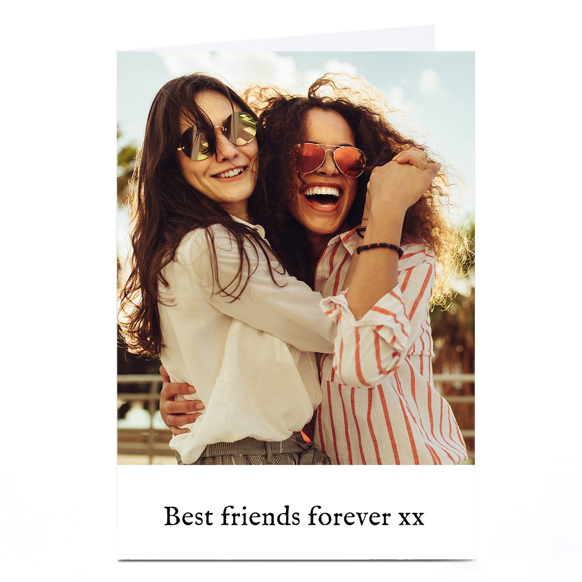 Photo Upload Card - Single Photo With Typewriter Message