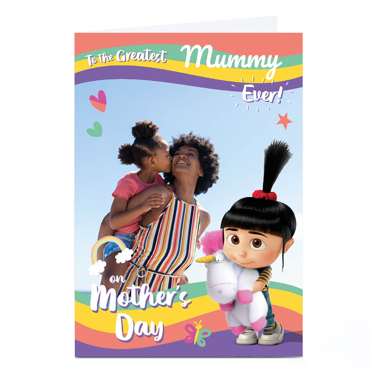 Personalised Minions Mother's Day Card - Mummy from Little Girl