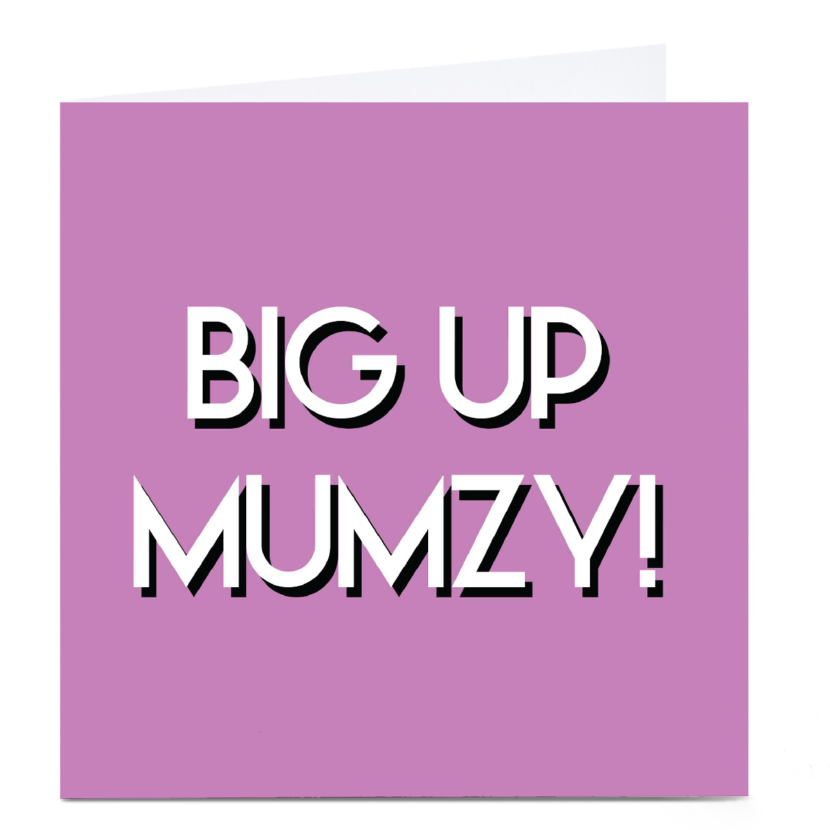 Personalised StreetGreets Card - Big up Mumzy