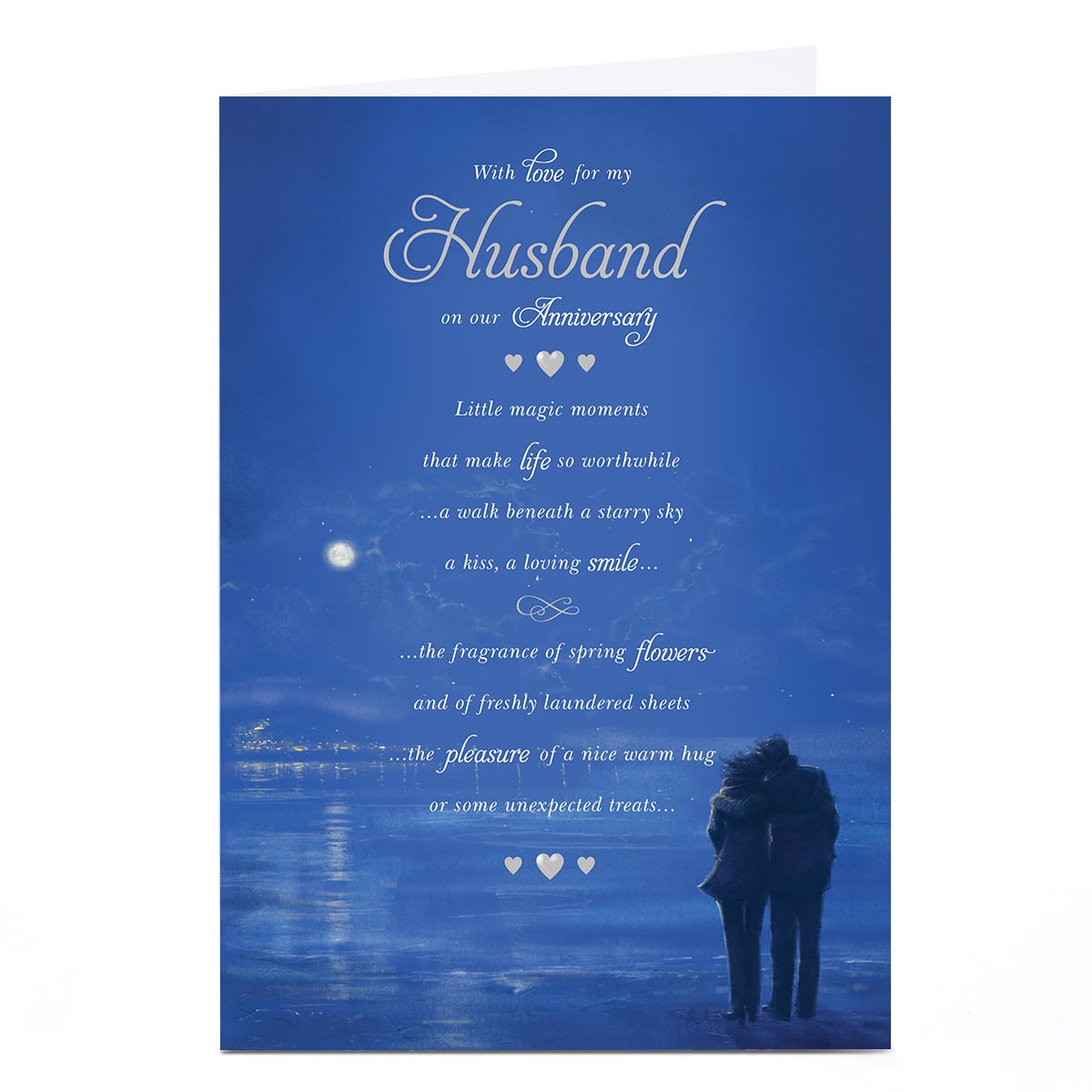 Anniversary Card - Little Magic Moments, Husband