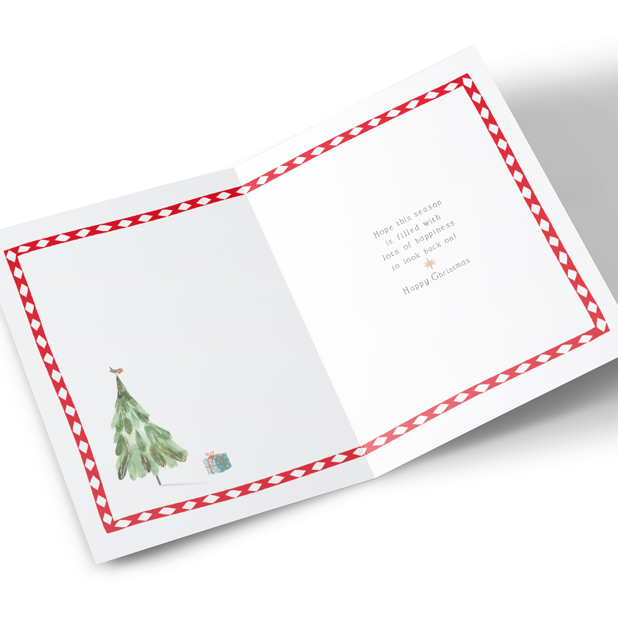 Christmas Card - Robin and Mouse For A Festive Friend