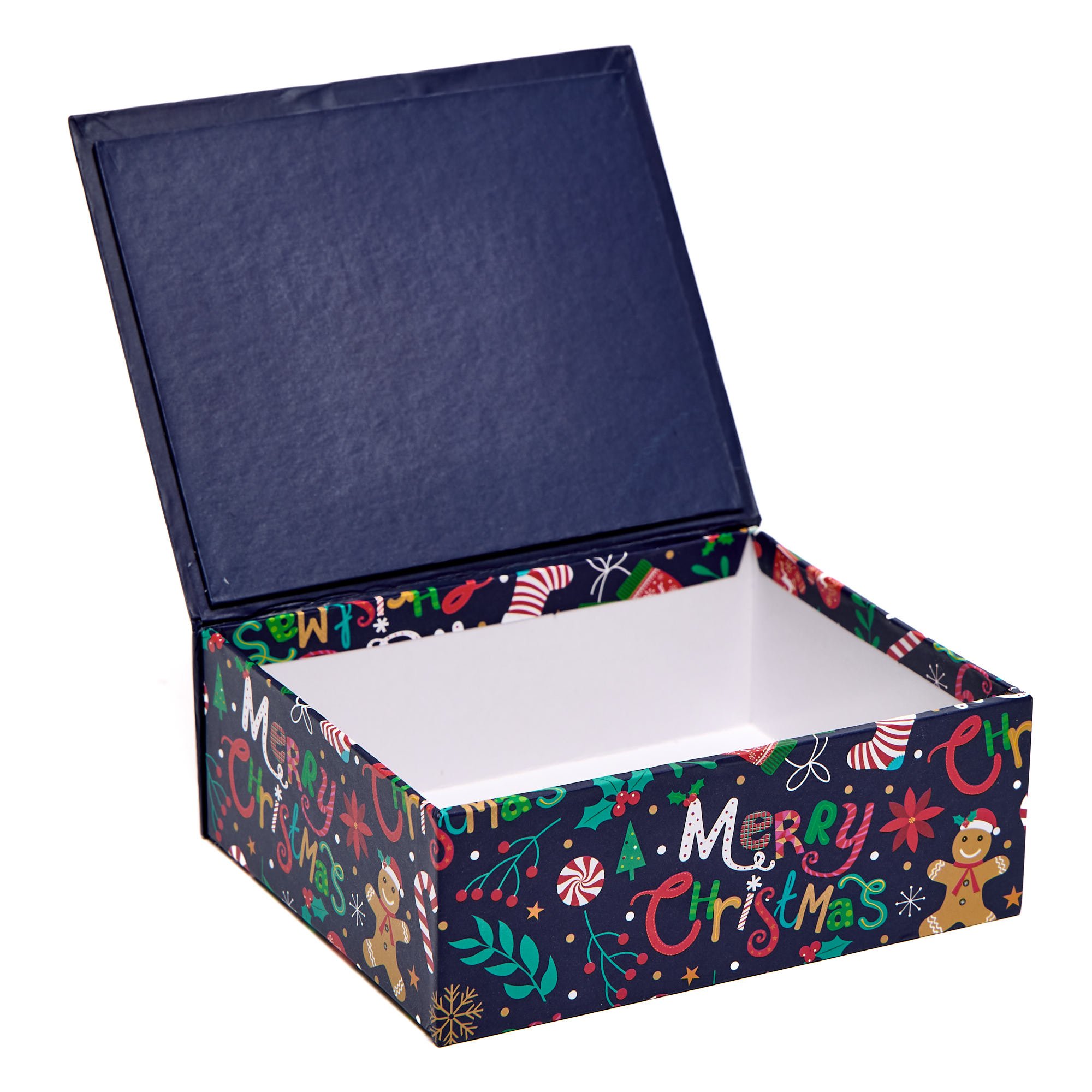 Merry Christmas Gift Box With Message