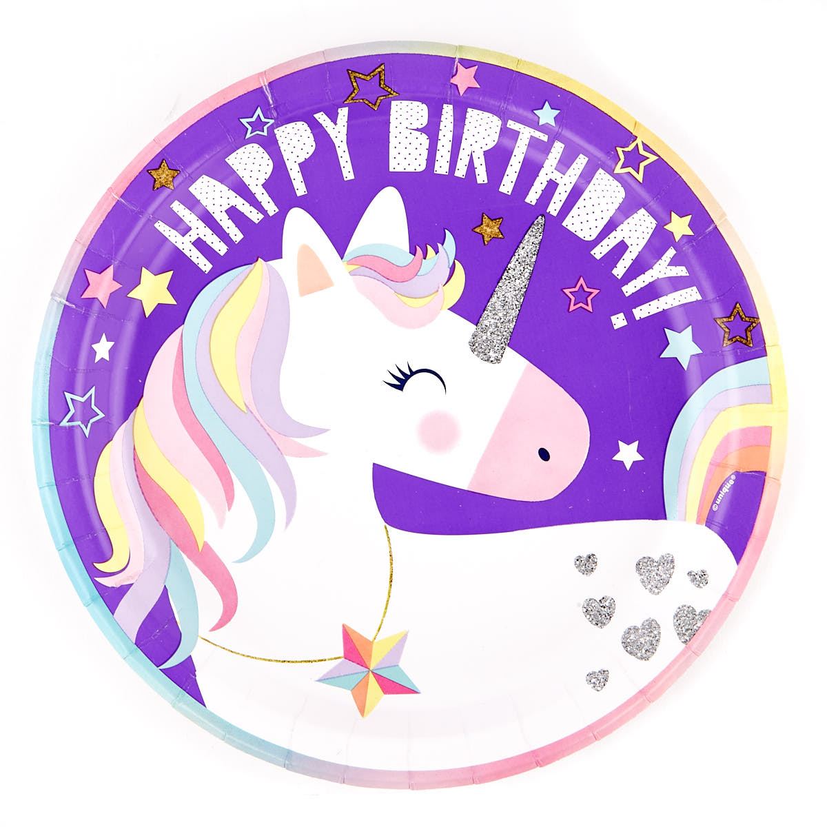 Unicorn Party Tableware & Decoration Bundle - 16 Guests