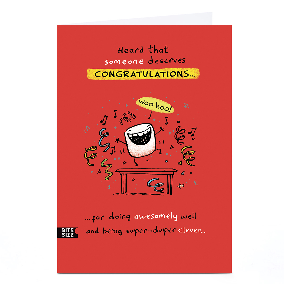 Congratulations Card - Awesome Super Duper Clever