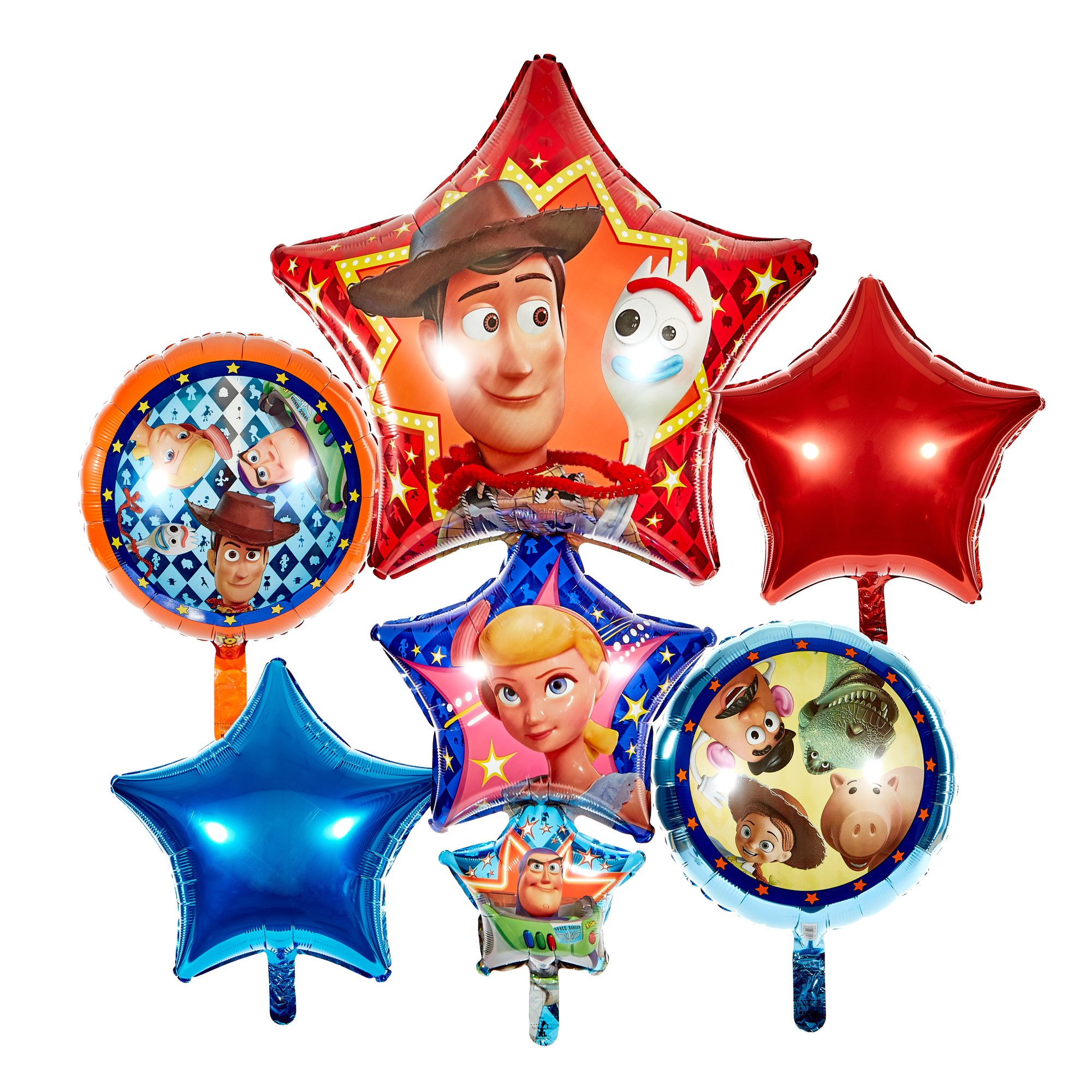 Large Toy Story 4 Foil Balloon Bundle (Deflated)