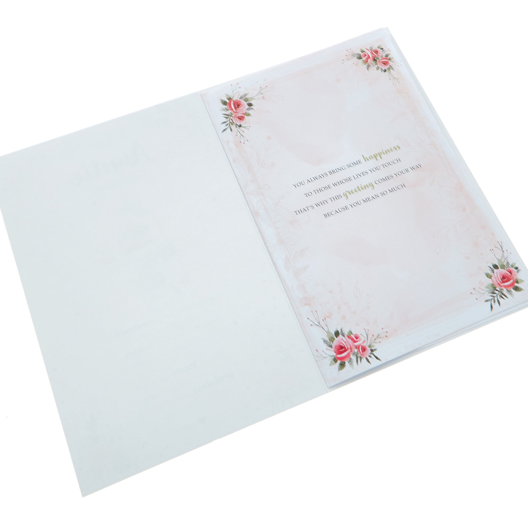Birthday Card - Wonderful Auntie Cake Stand