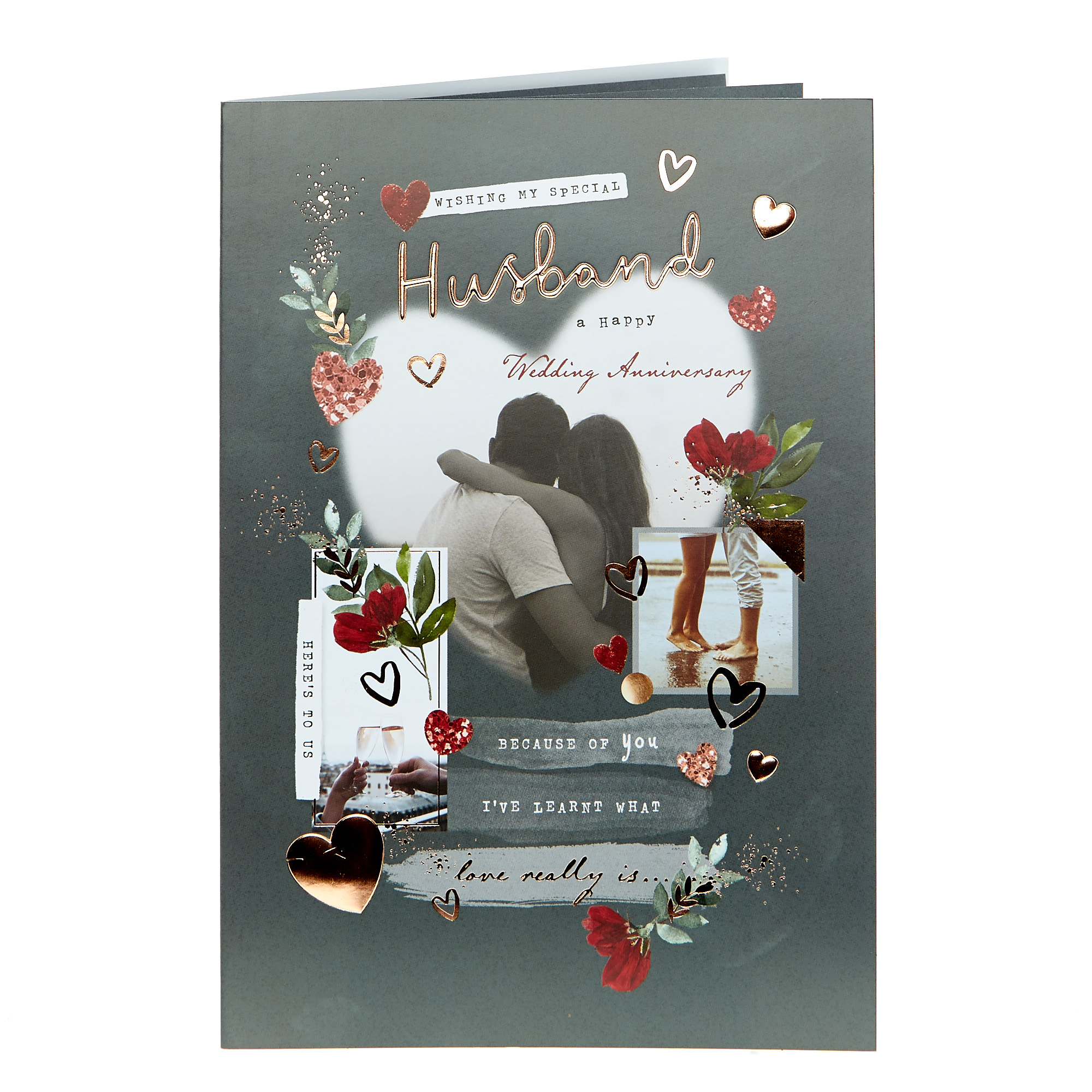 Anniversary Card - Special Husband Here's To Us