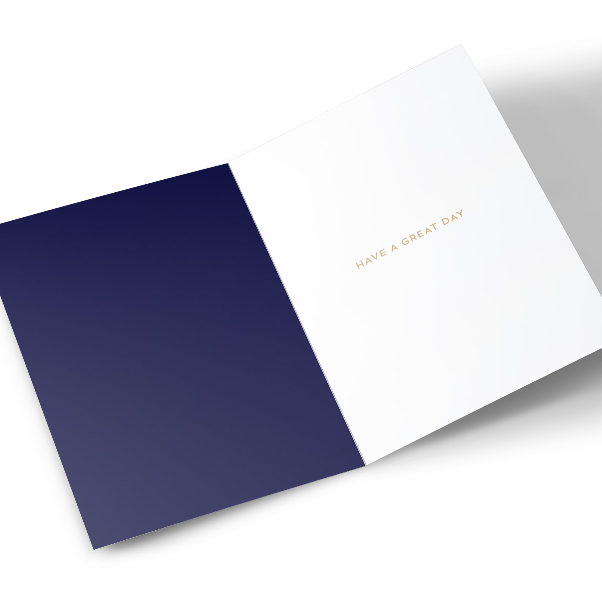 Birthday Card - Navy Classic Star, Dad