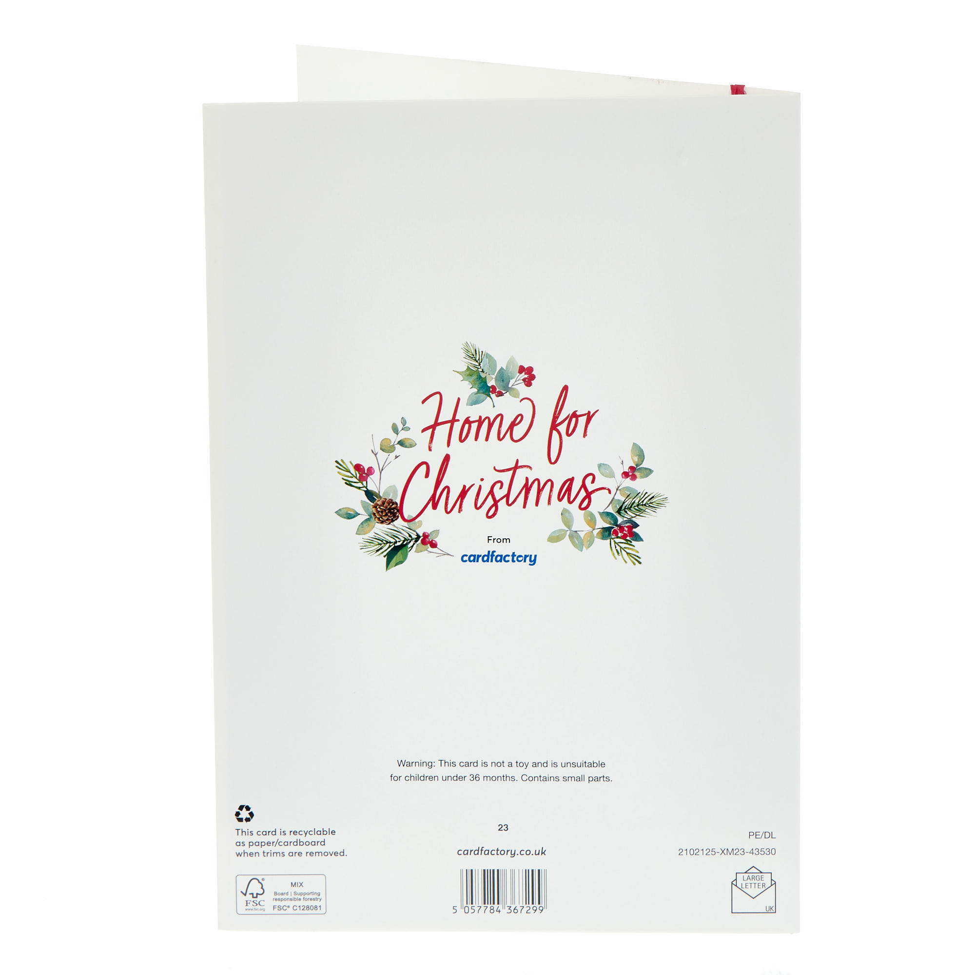 Special Couple Festive Fireplace Christmas Card
