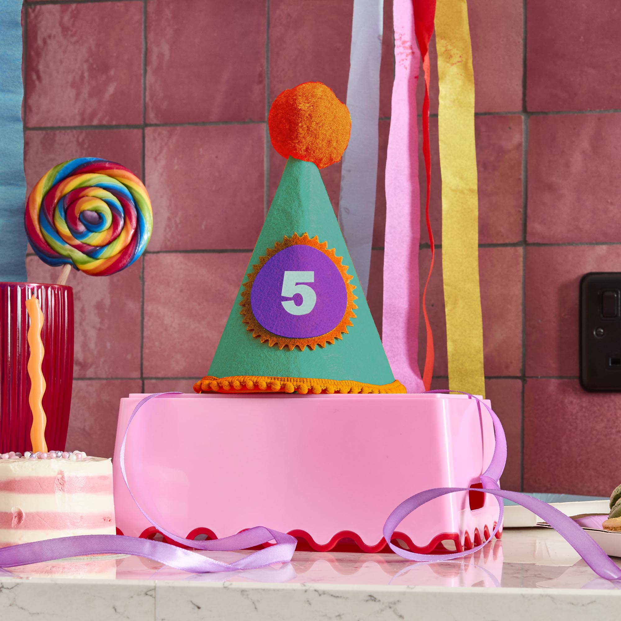 Premium Brights Customisable Felt Party Hat