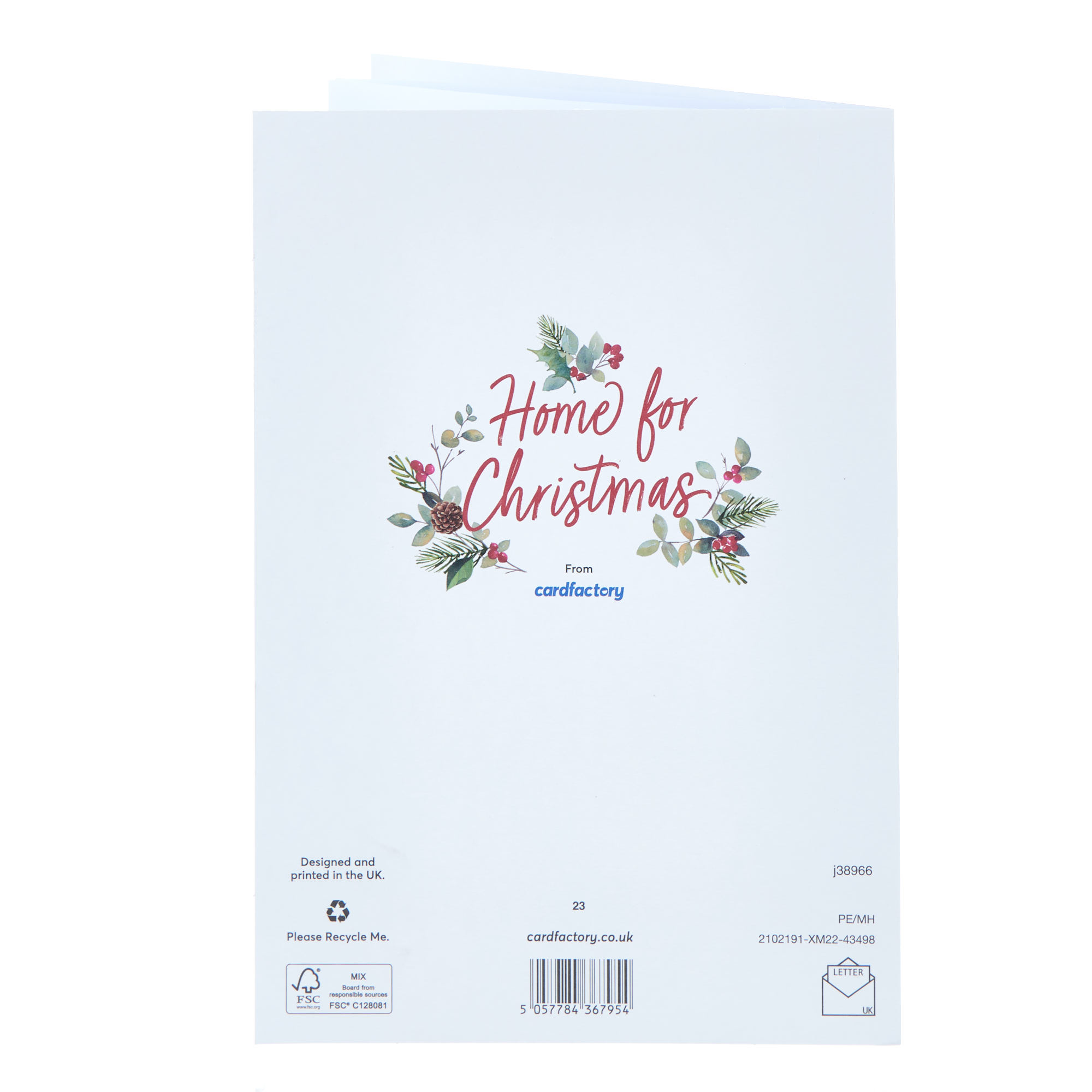 From Our House To Your House Fireplace Christmas Card