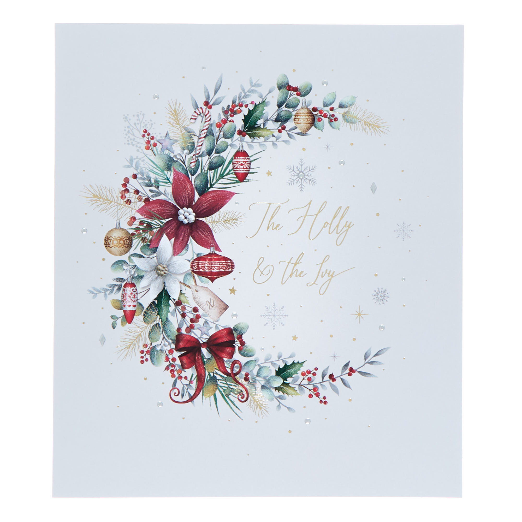 10 Premium Boxed Charity Christmas Cards - Lyrics (2 Designs)