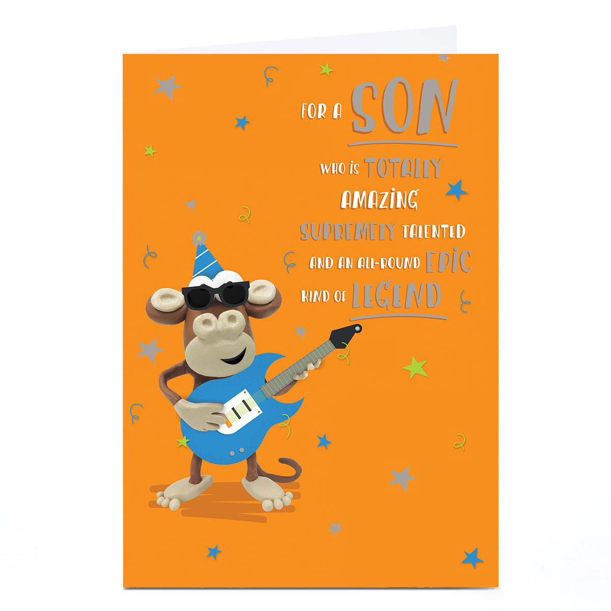 Personalised Birthday Card - Epic Kind of Legend, Son