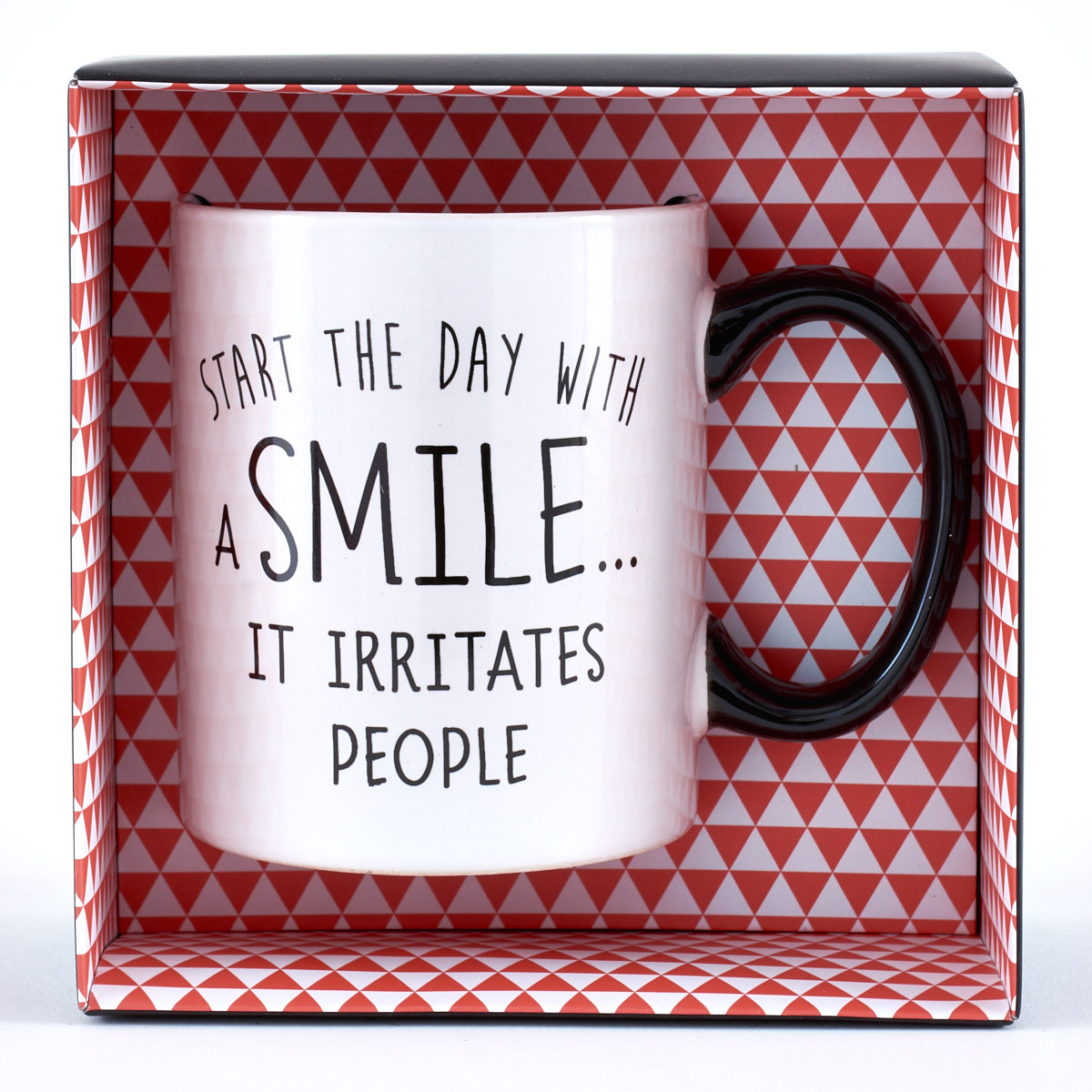 Start The Day With A Smile... It Irritates People Mug