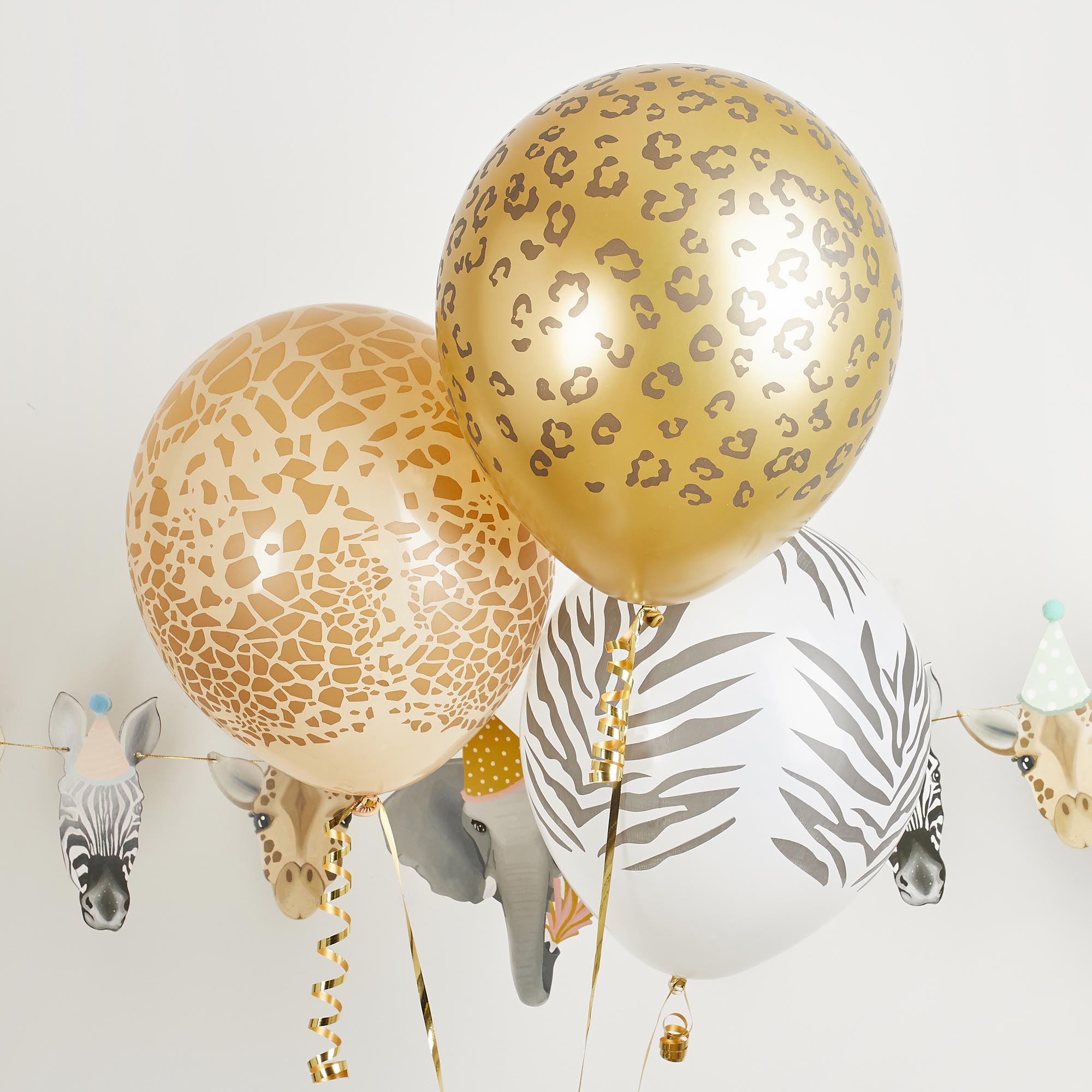 Safari 12-Inch Latex Balloon Bundle - Pack of 12