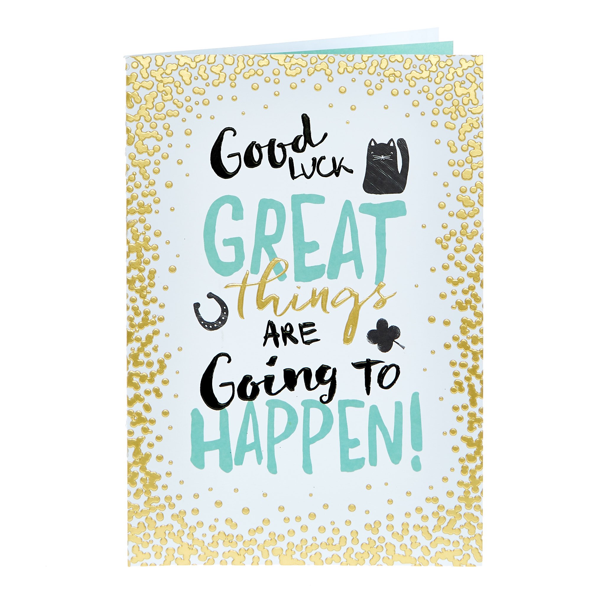 Good Luck Card - Great Things