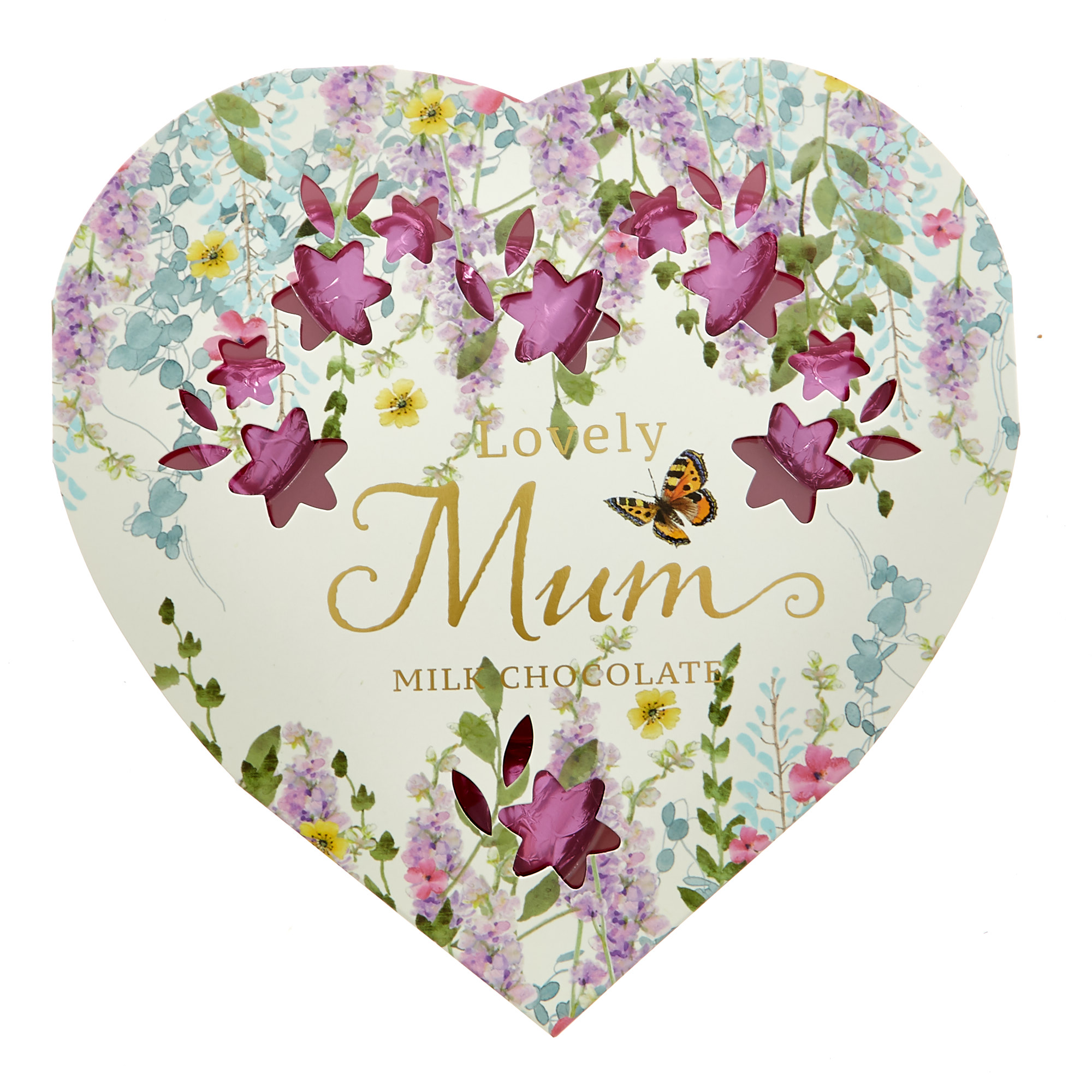 Lovely Mum Milk Chocolate Hearts