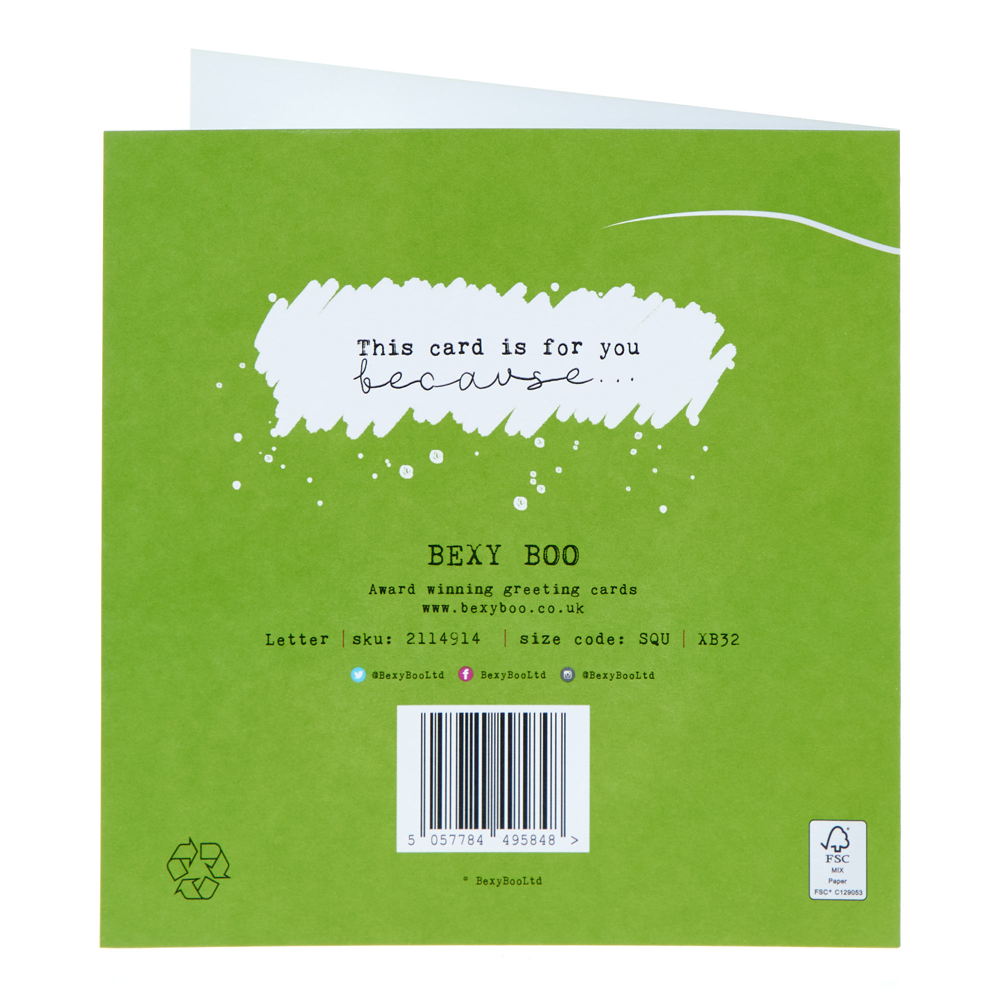 Bexy Boo Bauble Merriest Time Christmas Card