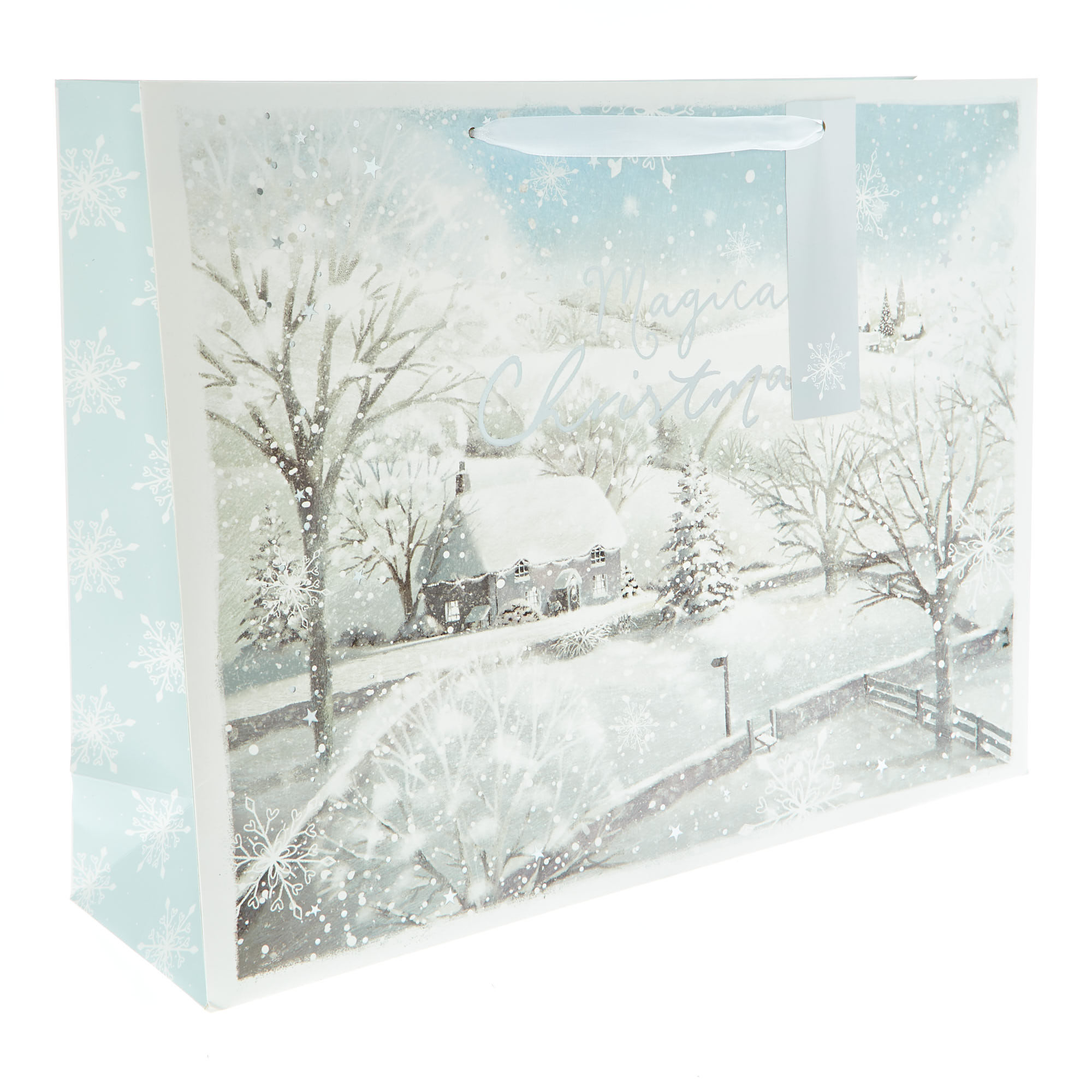 Extra-Large Landscape Magical Christmas Gift Bag