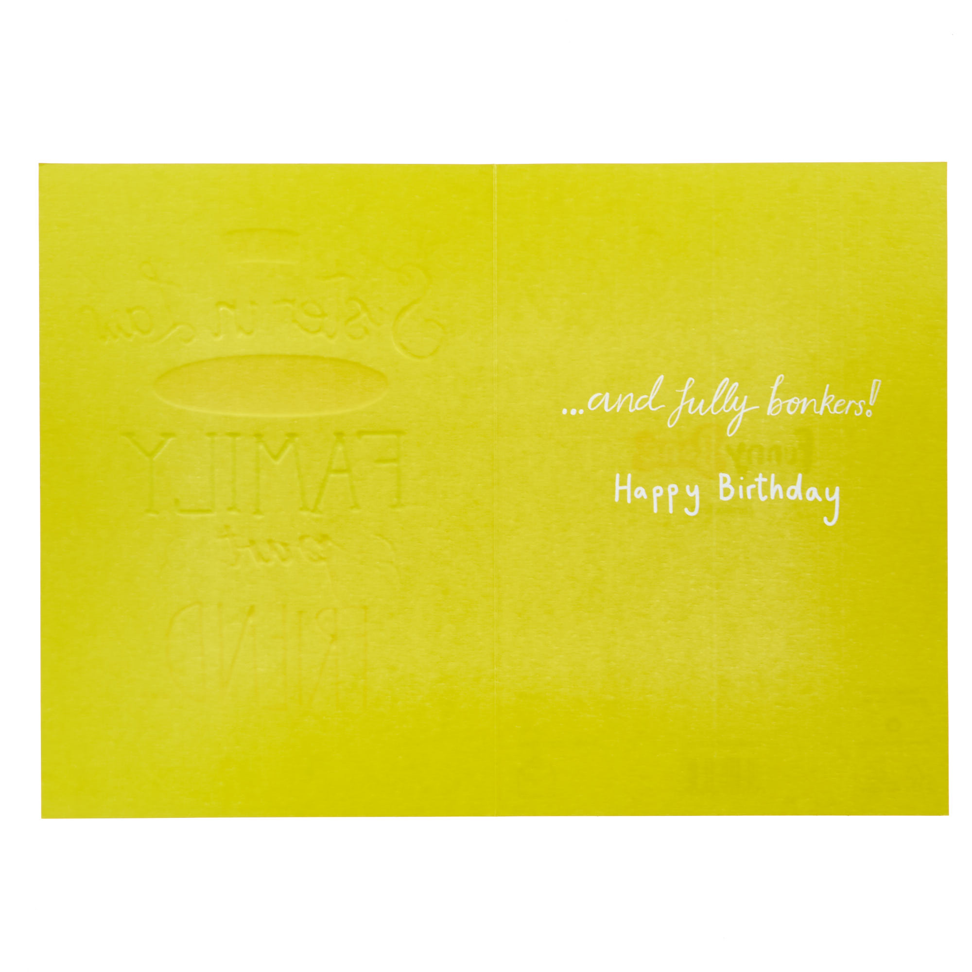 Birthday Card - Sister In Law Part Family Part Friend