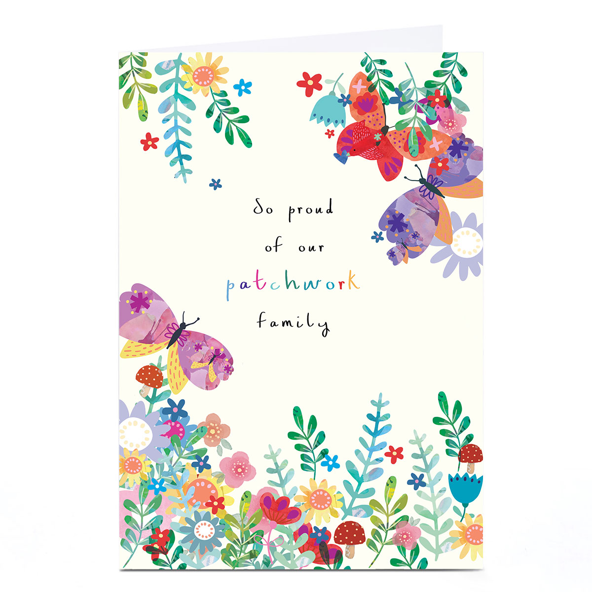 Mother's Day Card - So Proud Of Our Patchwork Family