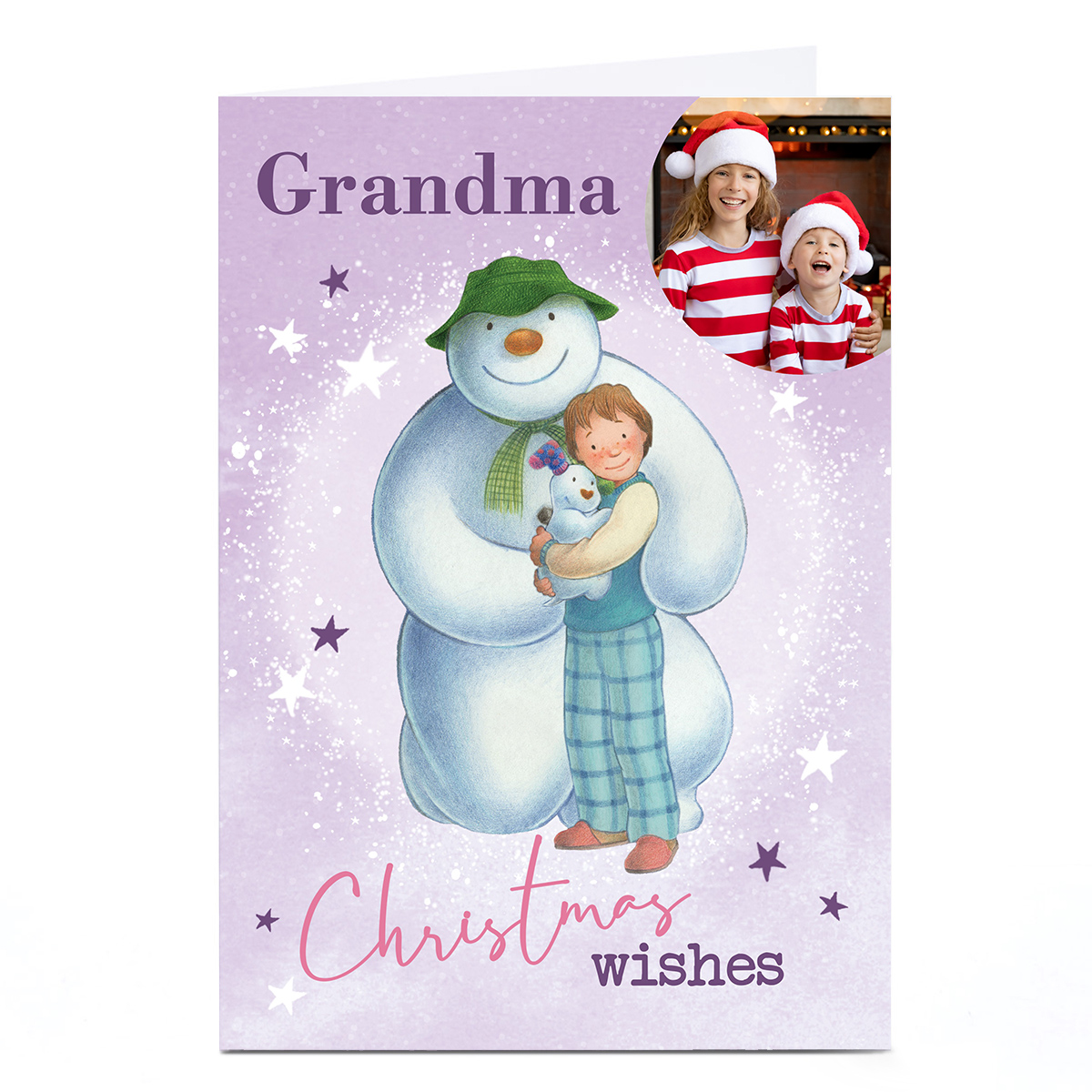 Photo The Snowman Christmas Card - Snow Cuddle, Grandma