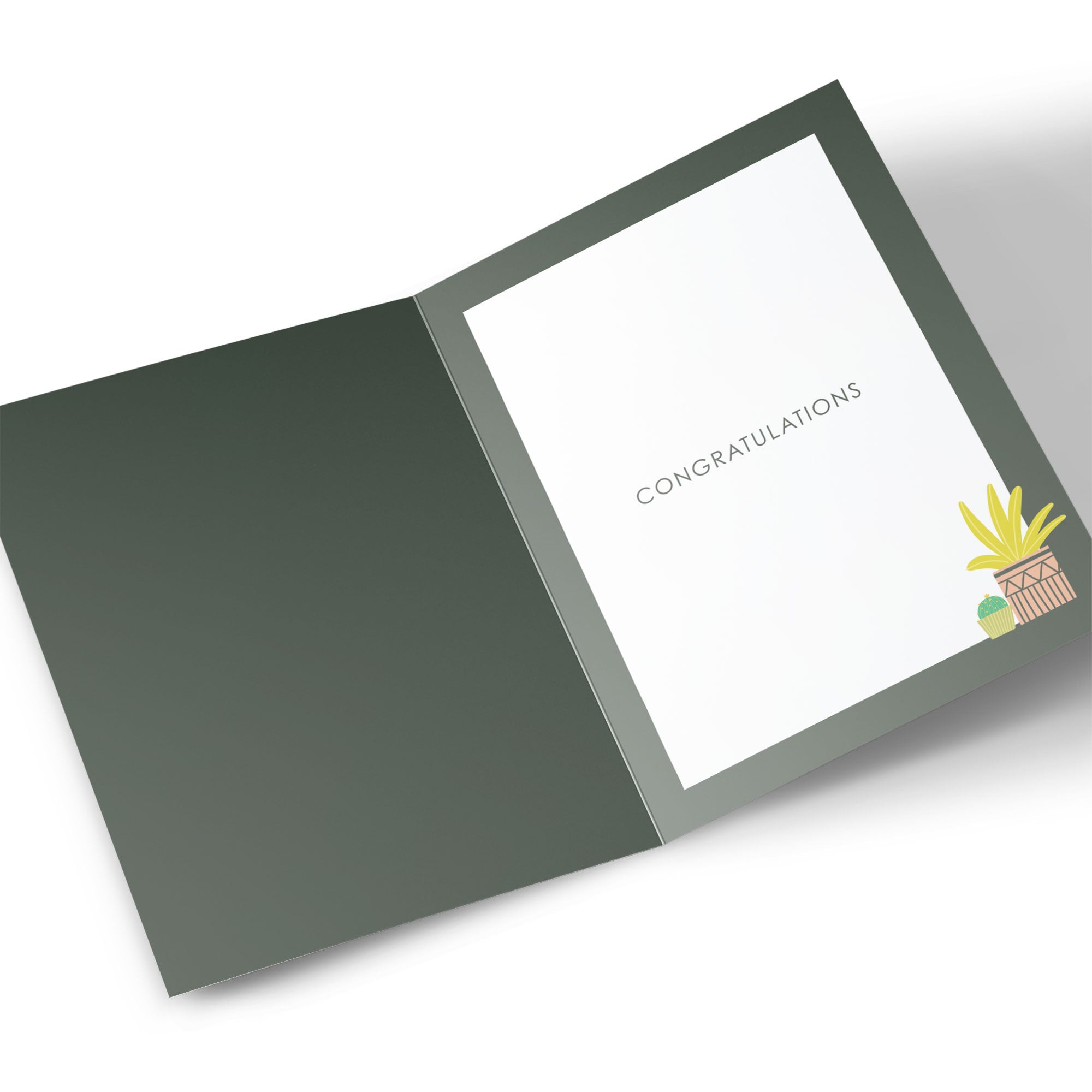 Personalised Card - Happy New Home with Plants 