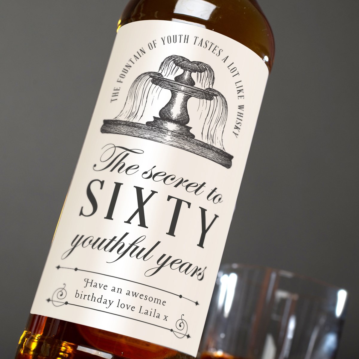 Personalised Malt Whisky - Fountain Of Youth 60