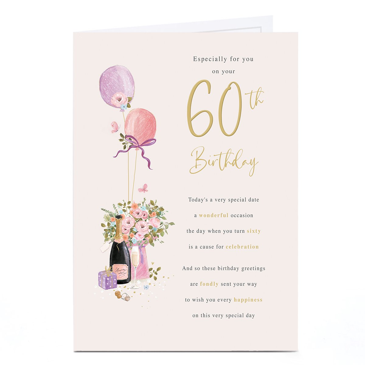60th Birthday Card - Cause for Celebration Gifts