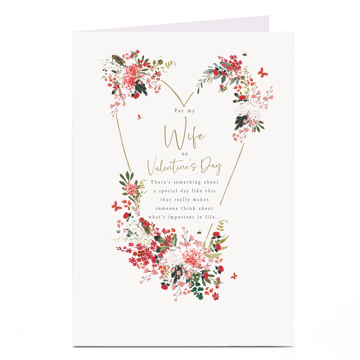 Valentine's Day Card - Important in Life, For My Wife