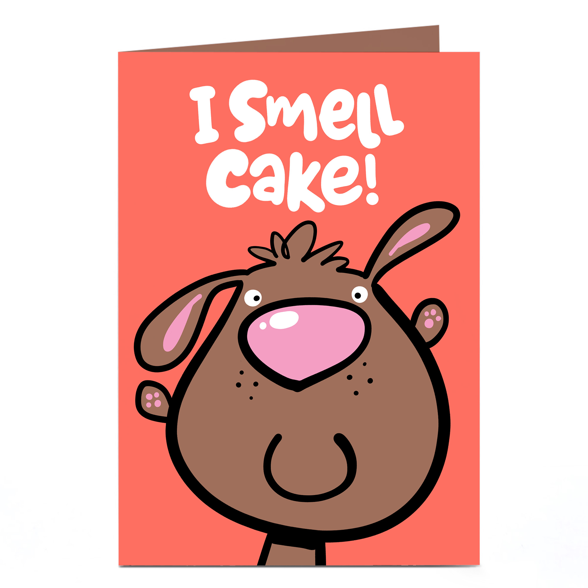 Personalised Fruitloops Birthday Card - I Smell Cake!