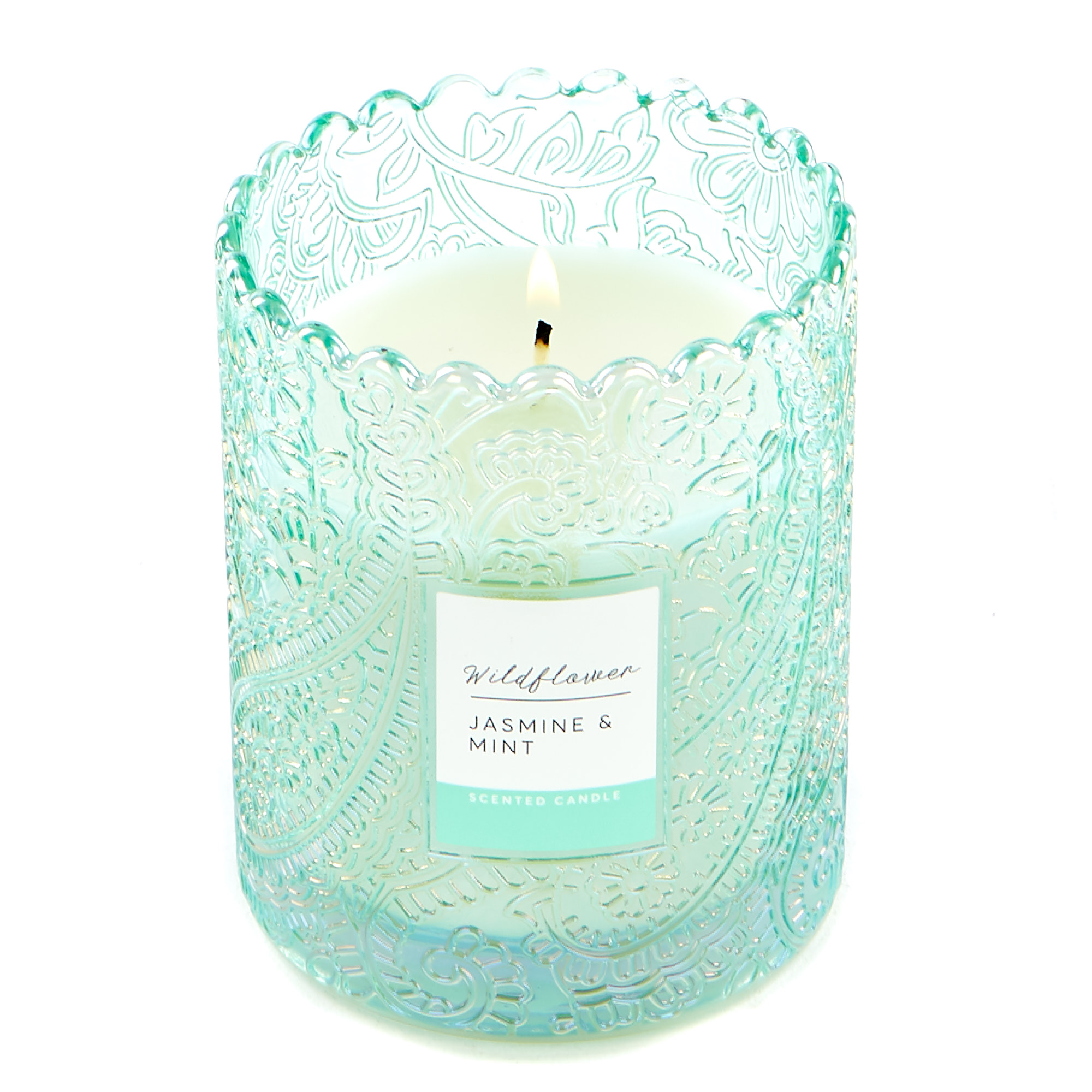 Wildflower Jasmine & Mint Scented Candle