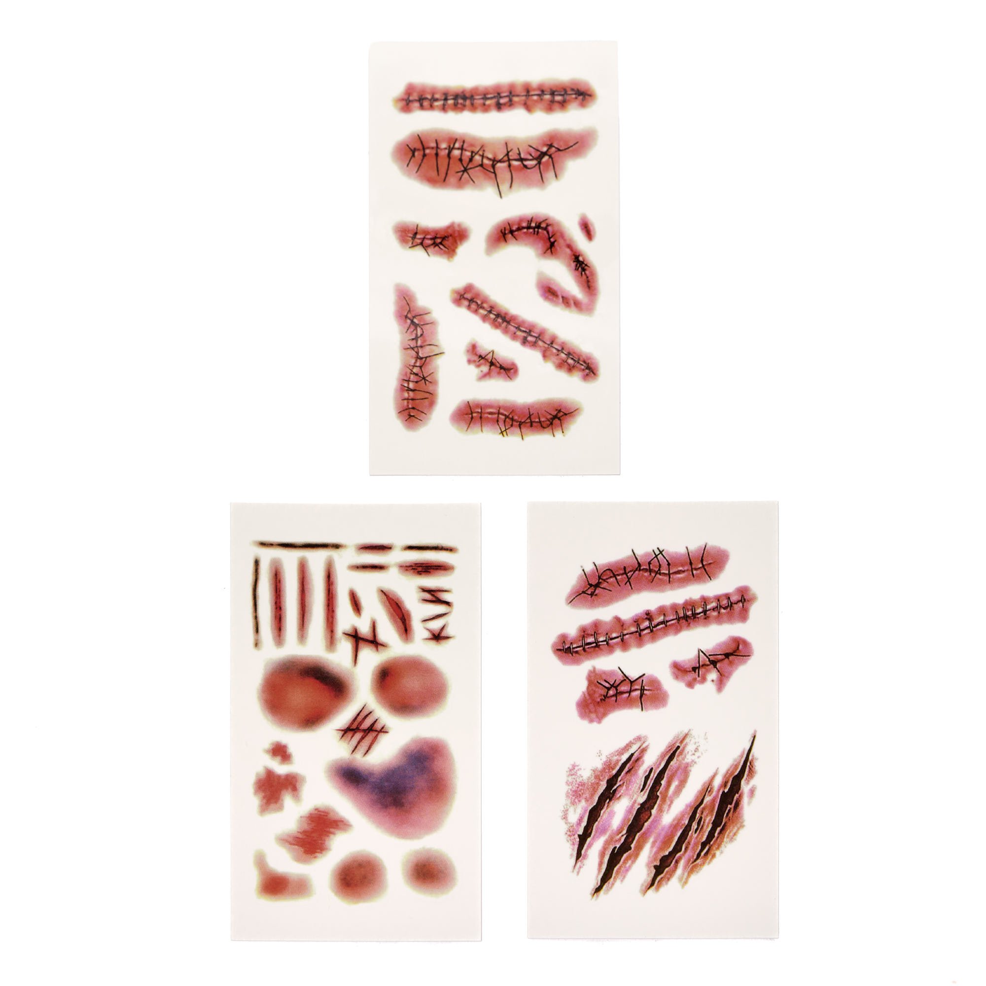 Bloody Wound Temporary Tattoos - 5 sheets